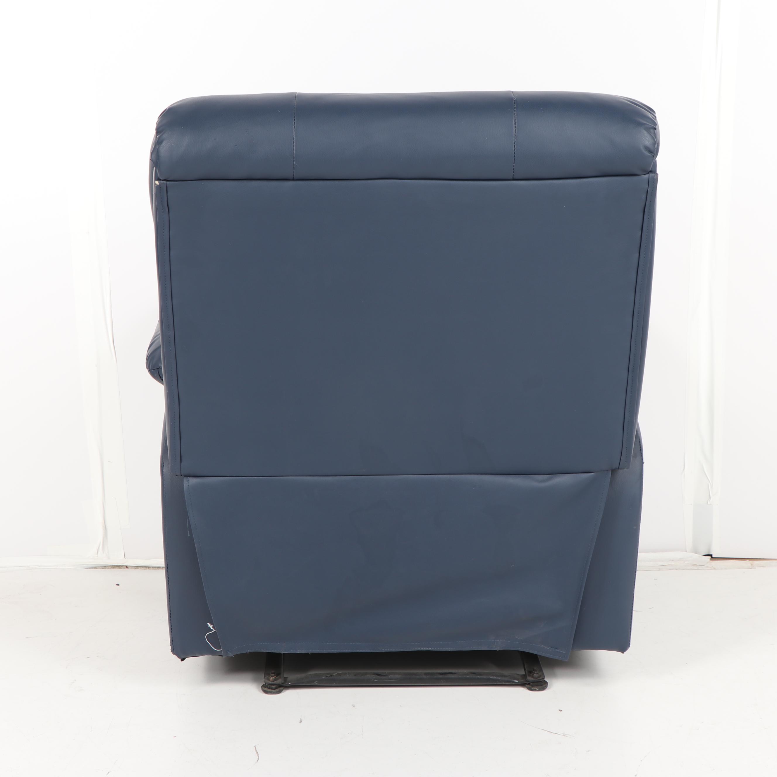 Dallas Cowboys and Miller Lite Themed Faux Leather Recliner, 21st Century