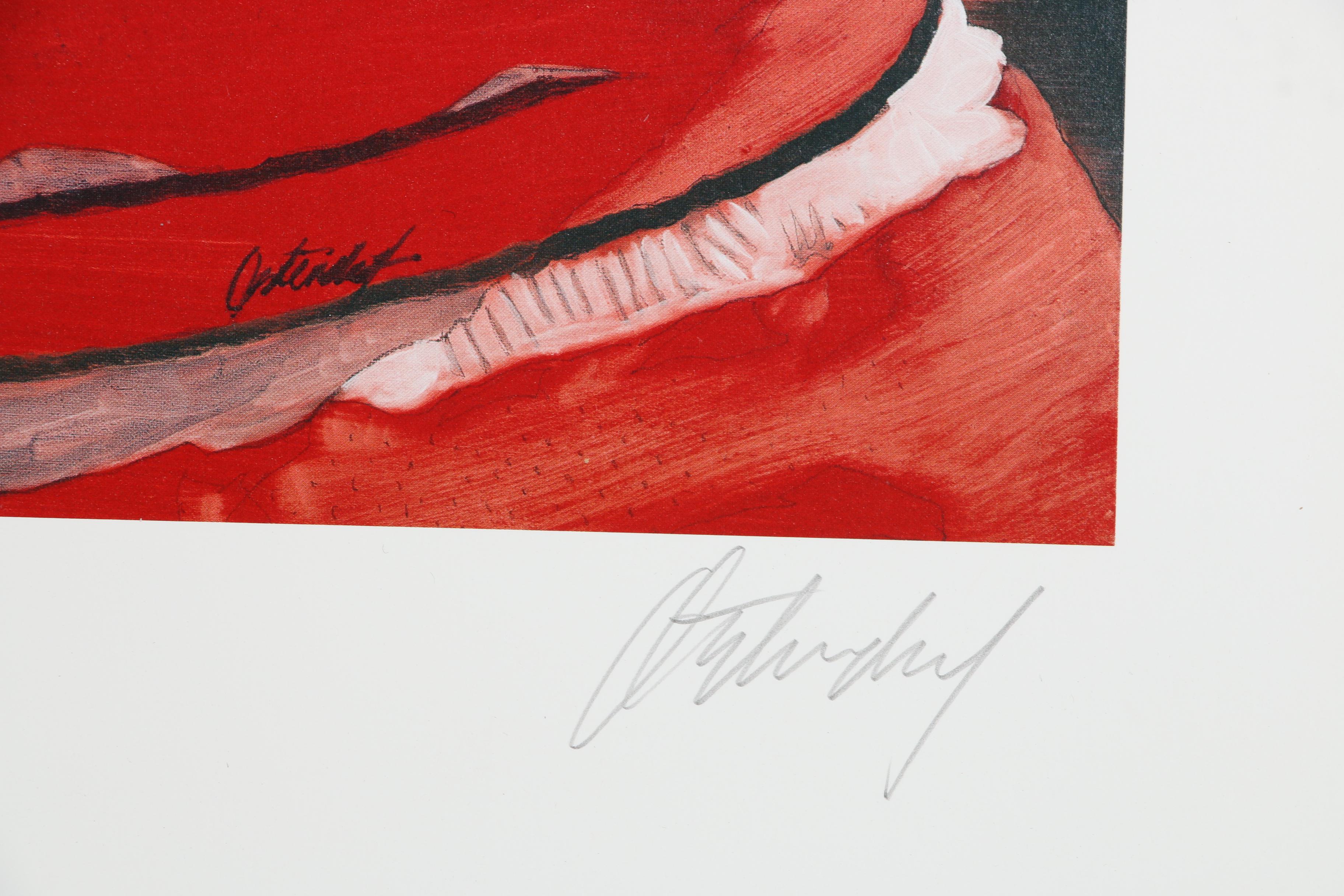 Scottie Pippen Autographed Limited Edition Offset Lithograph Poster