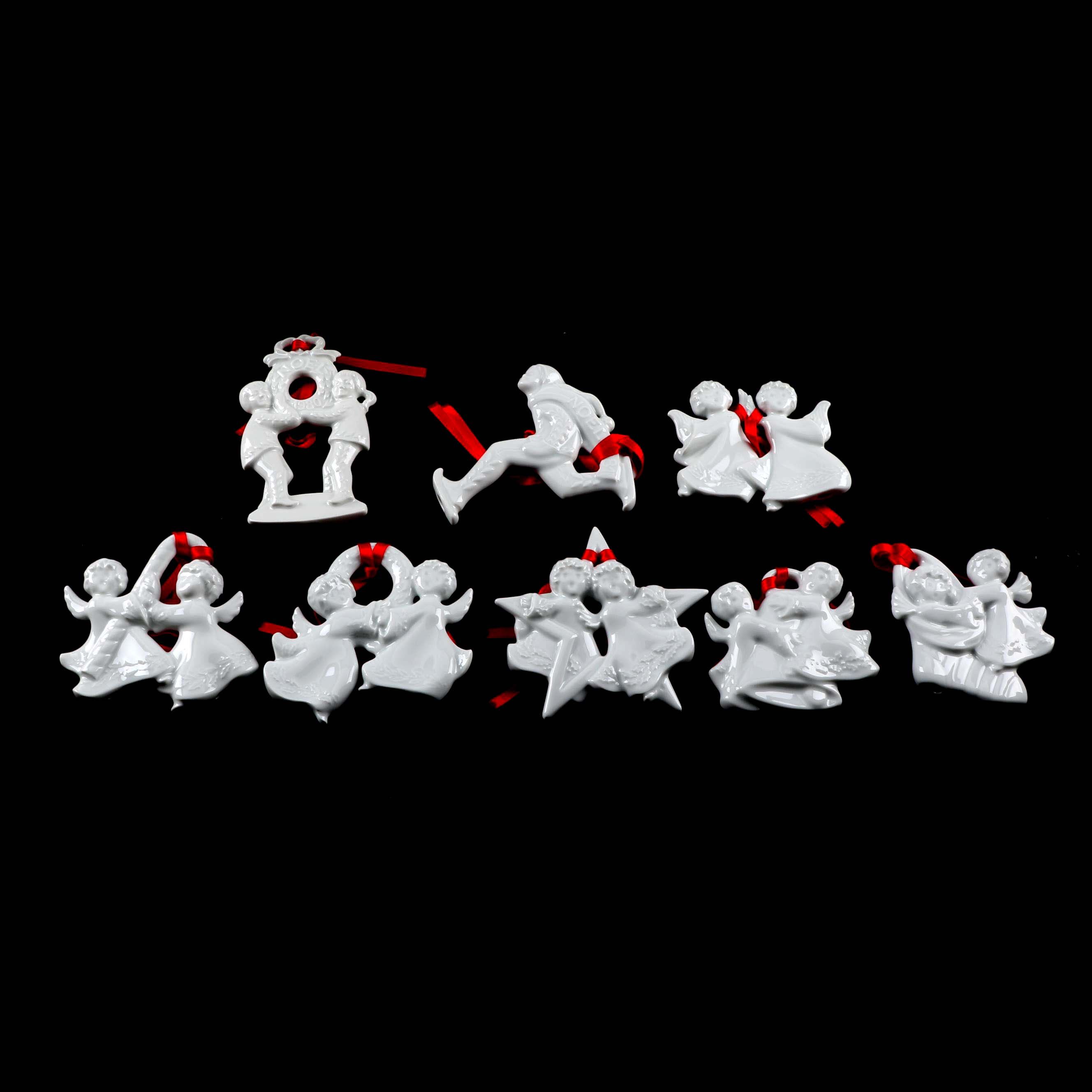 Haviland Limoges Porcelain Christmas Ornaments