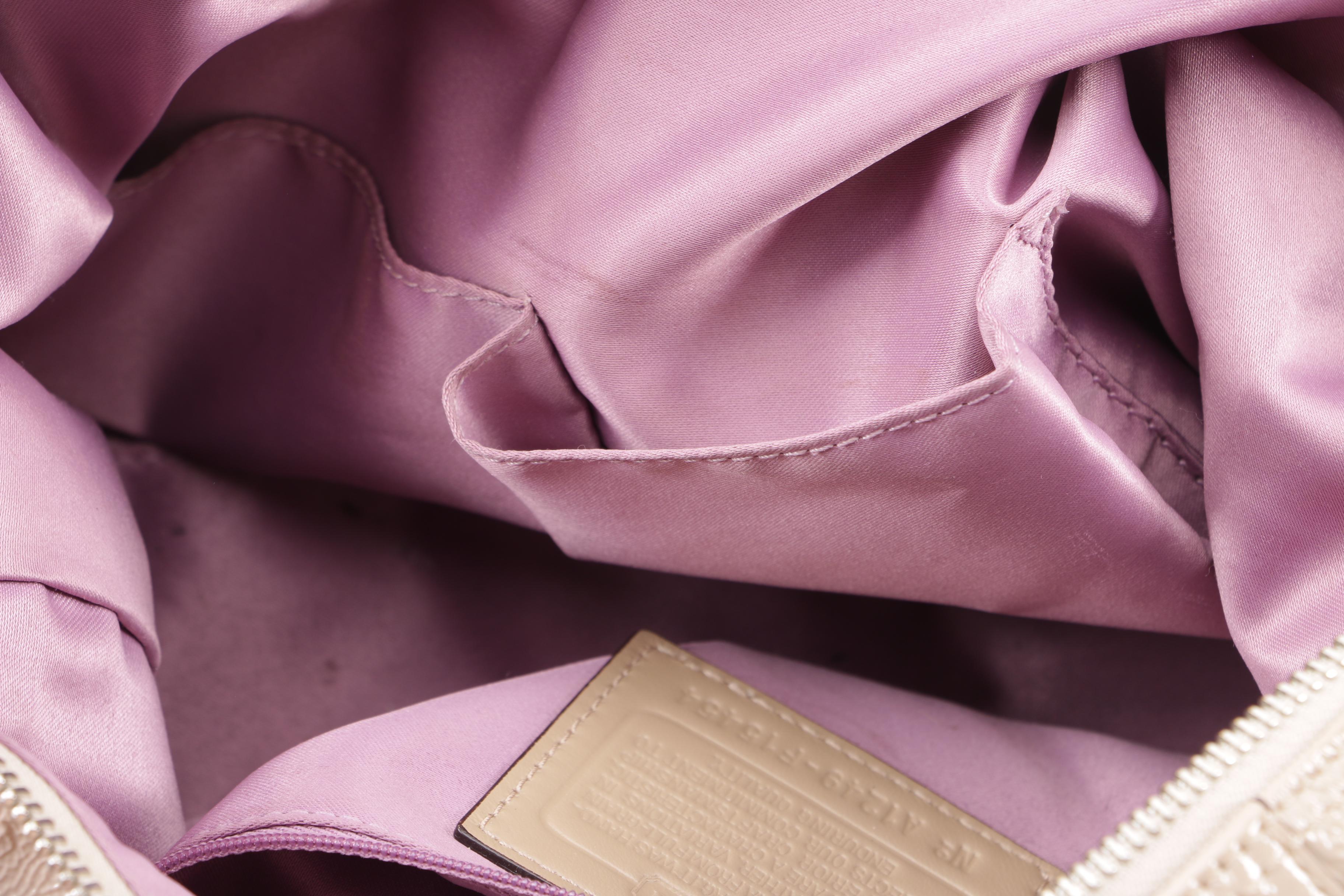 Coach Ashley Taupe Patent Leather Satchel