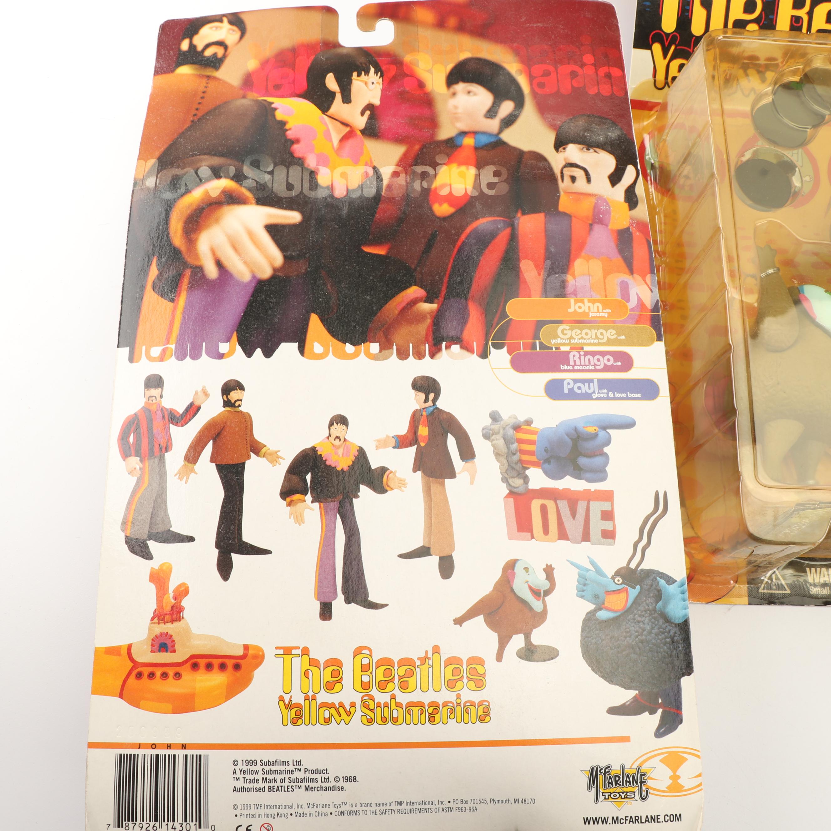 McFarlane Toys The Beatles "Yellow Submarine" Action Figures