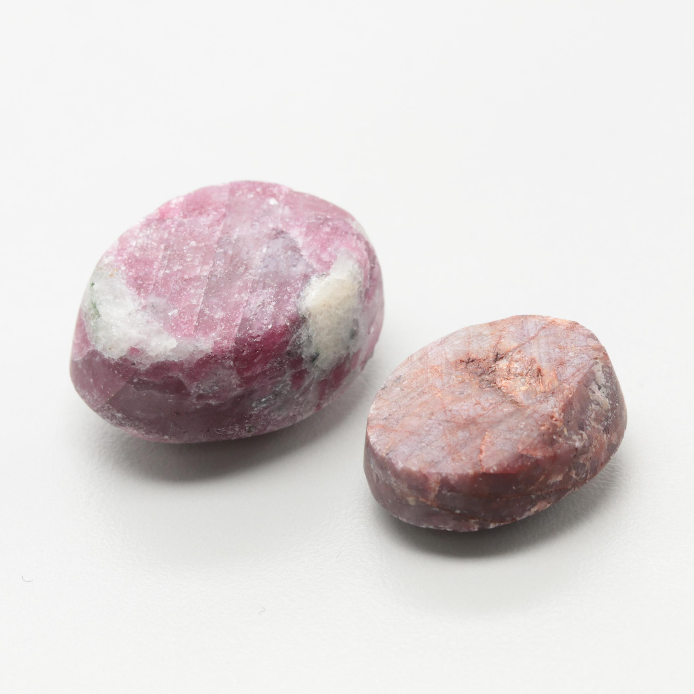 Loose 188.91 CTW Oval Corundum Cabochon Assortment