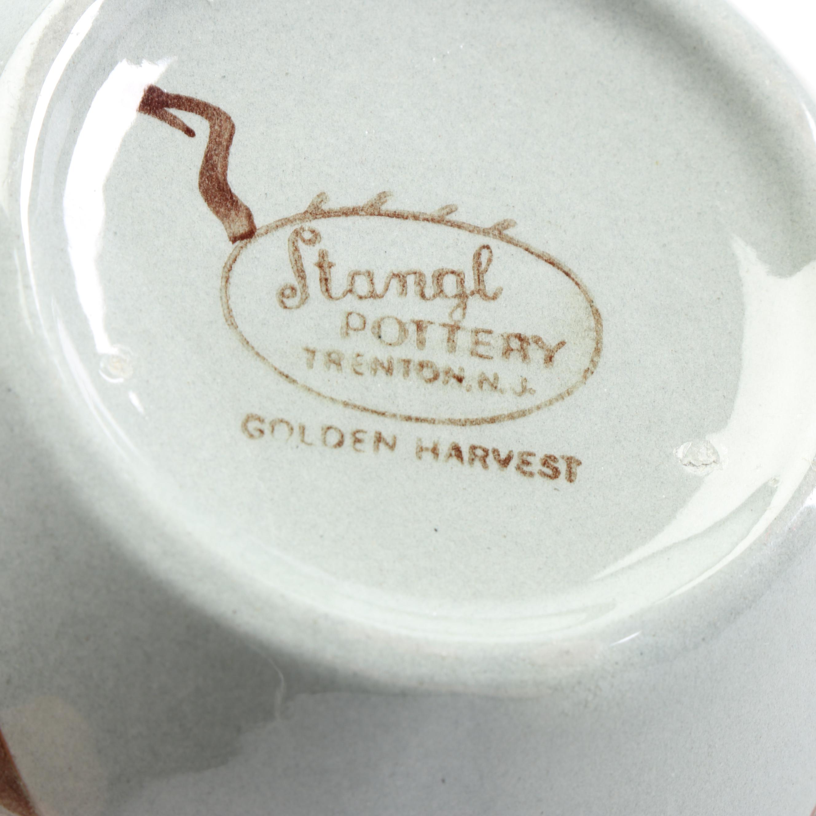 Stangl Pottery "Golden Harvest" Dinnerware c. 1953-78