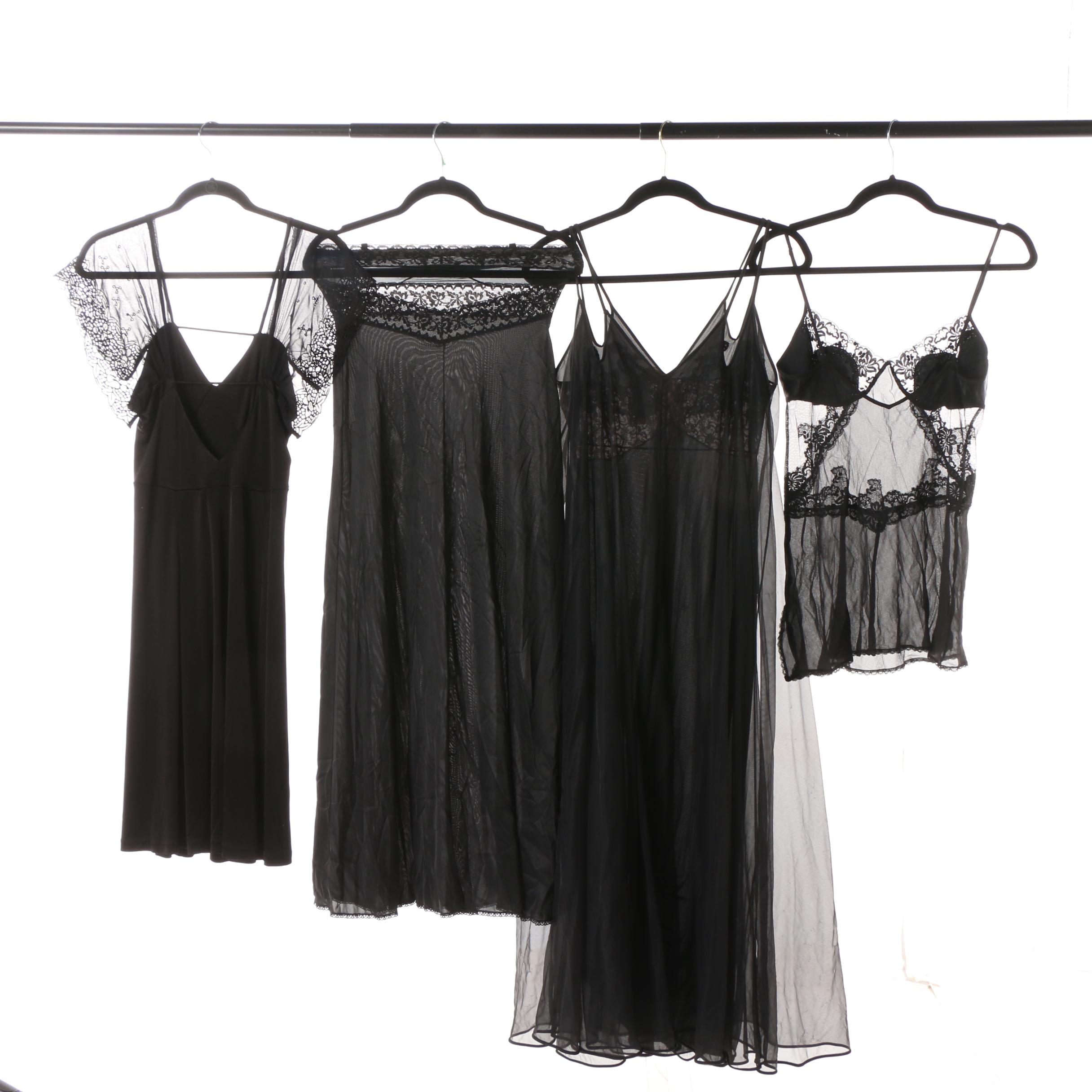 Vintage and Contemporary Negligees, Slips and Gowns with Oscar de la Renta, Silk