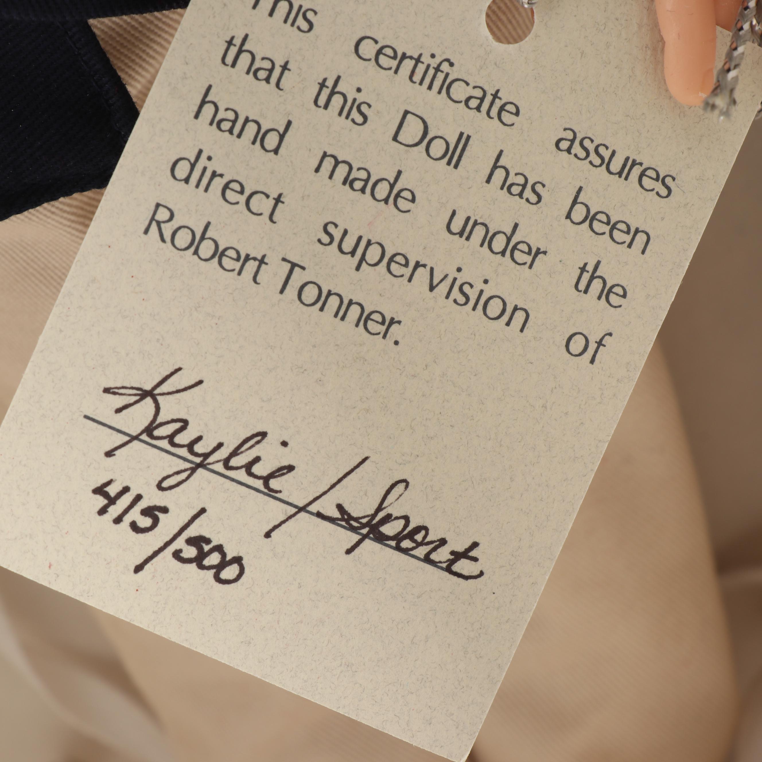 Robert Tonner Doll Co. "Kaylie" Vinyl Dolls