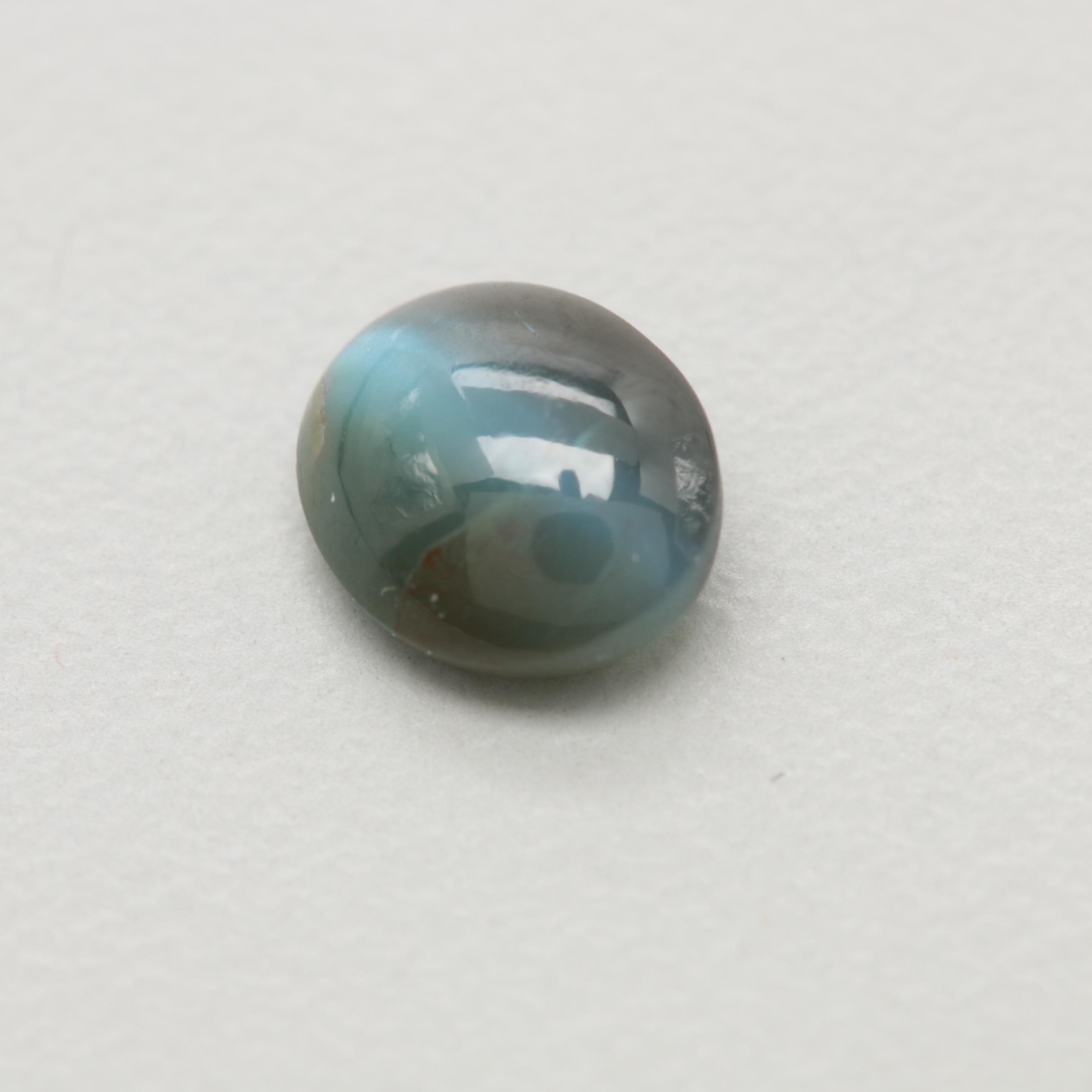 Loose 4.91 CTW Cat's Eye Alexandrite Oval Cabochon Assortment