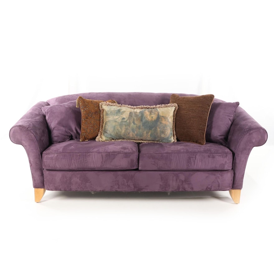 Contemporary Upholstered Sofa by Rowe