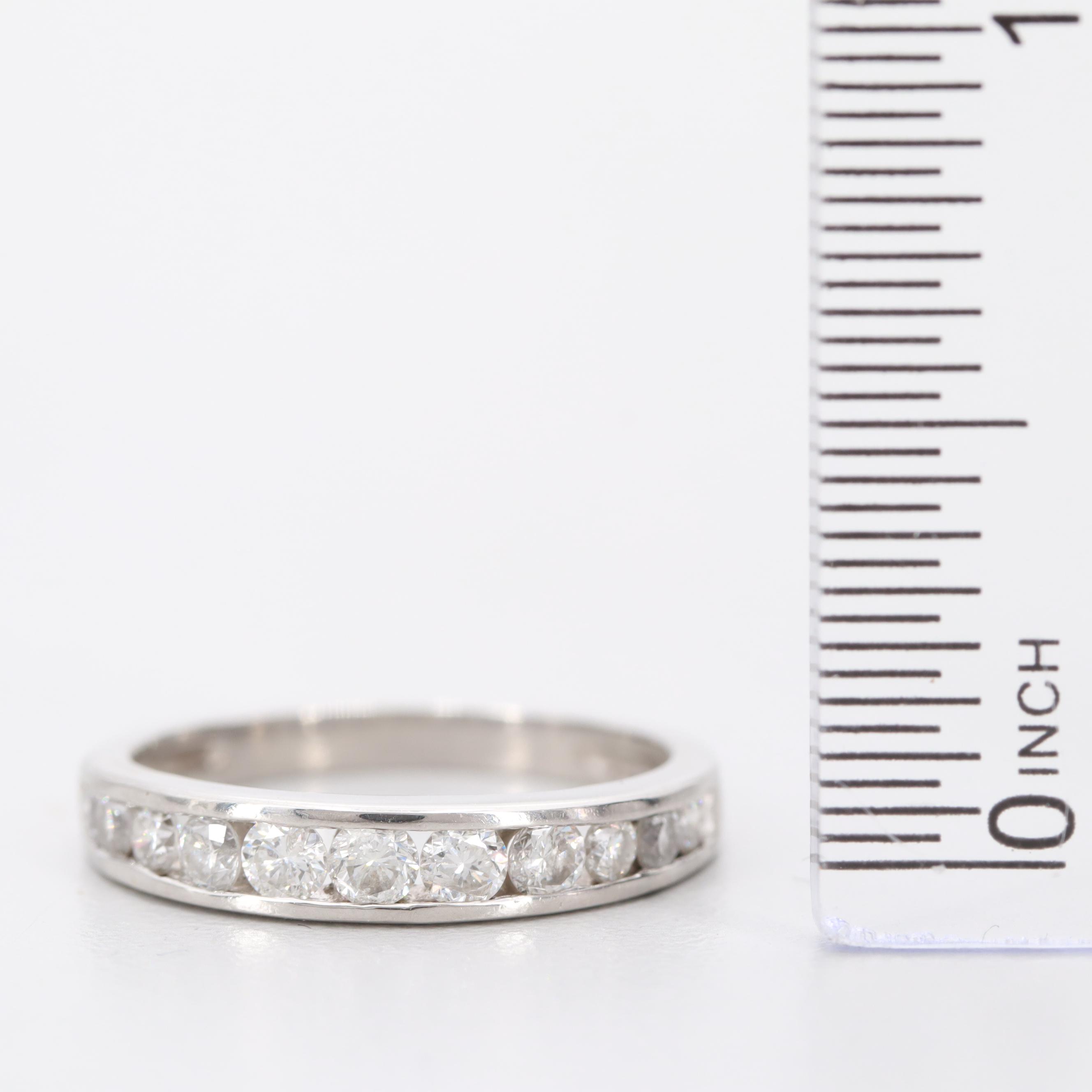 Platinum Diamond Anniversary Band