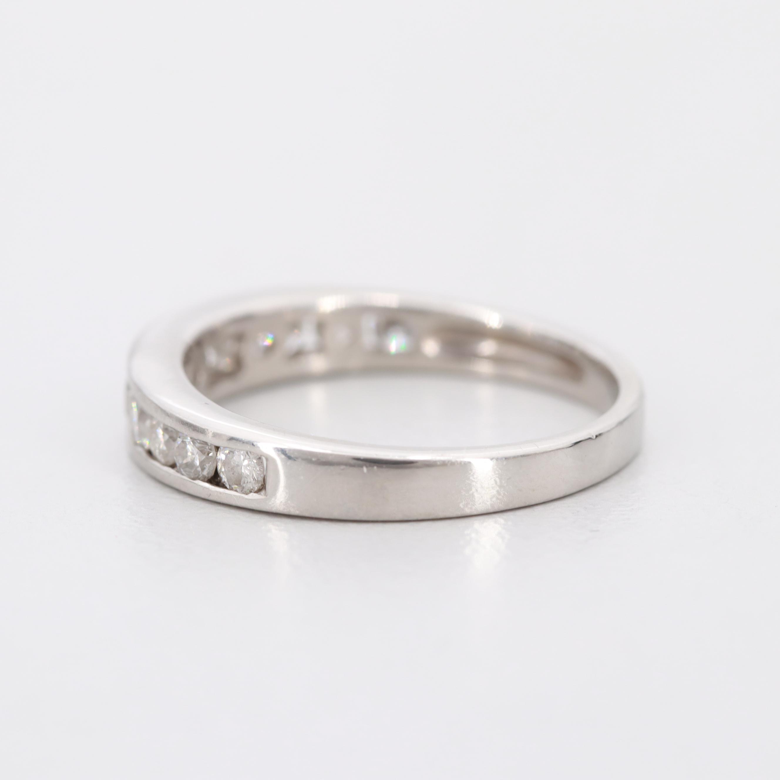 Platinum Diamond Anniversary Band