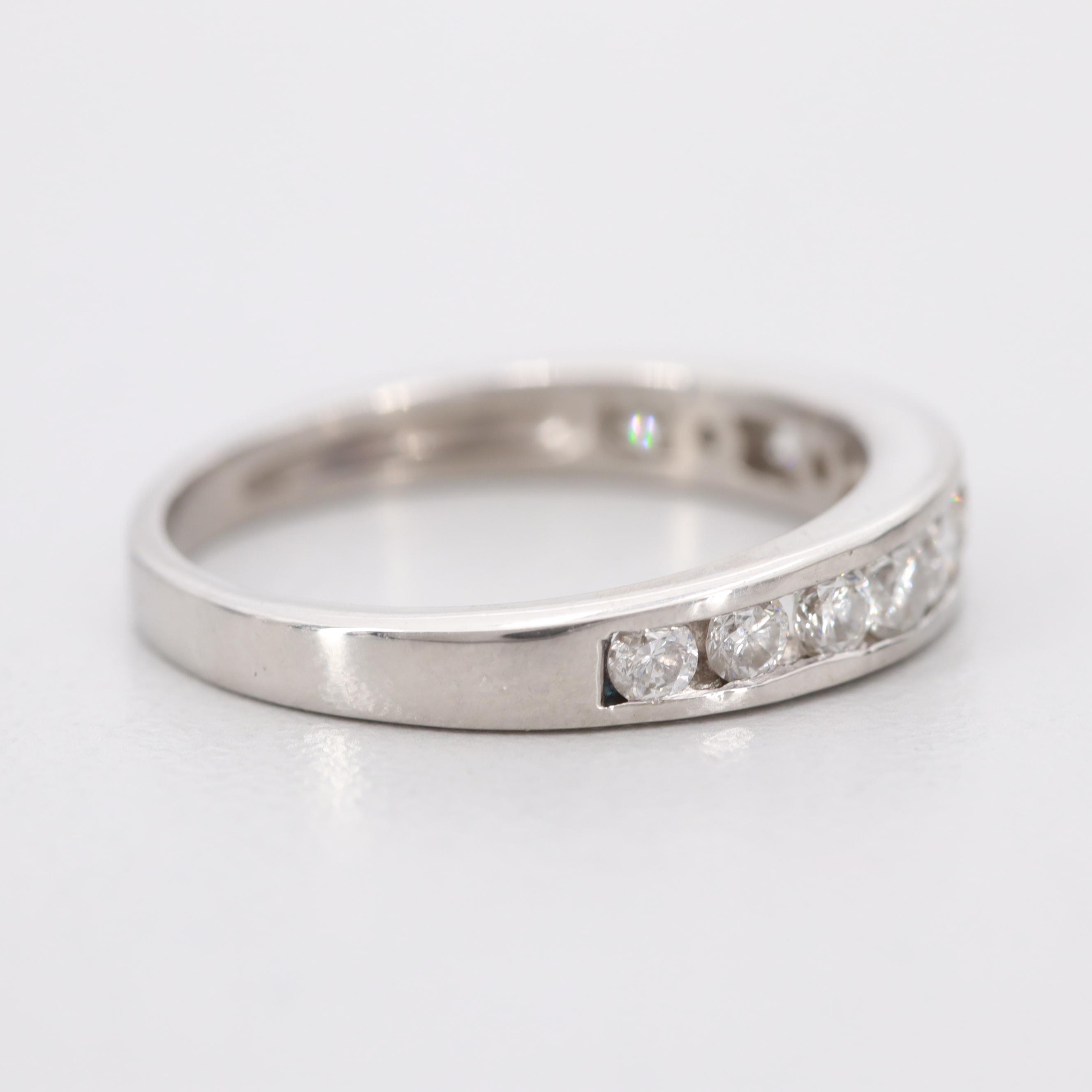 Platinum Diamond Anniversary Band