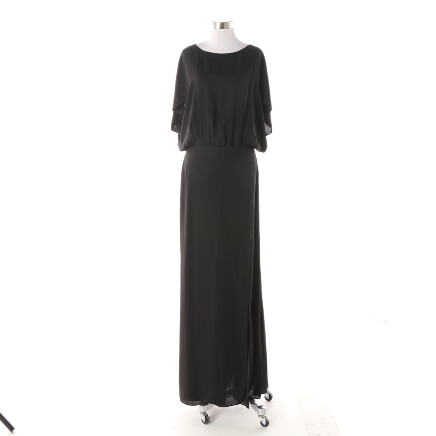 Halston Heritage Black Evening Dress with Original Tags