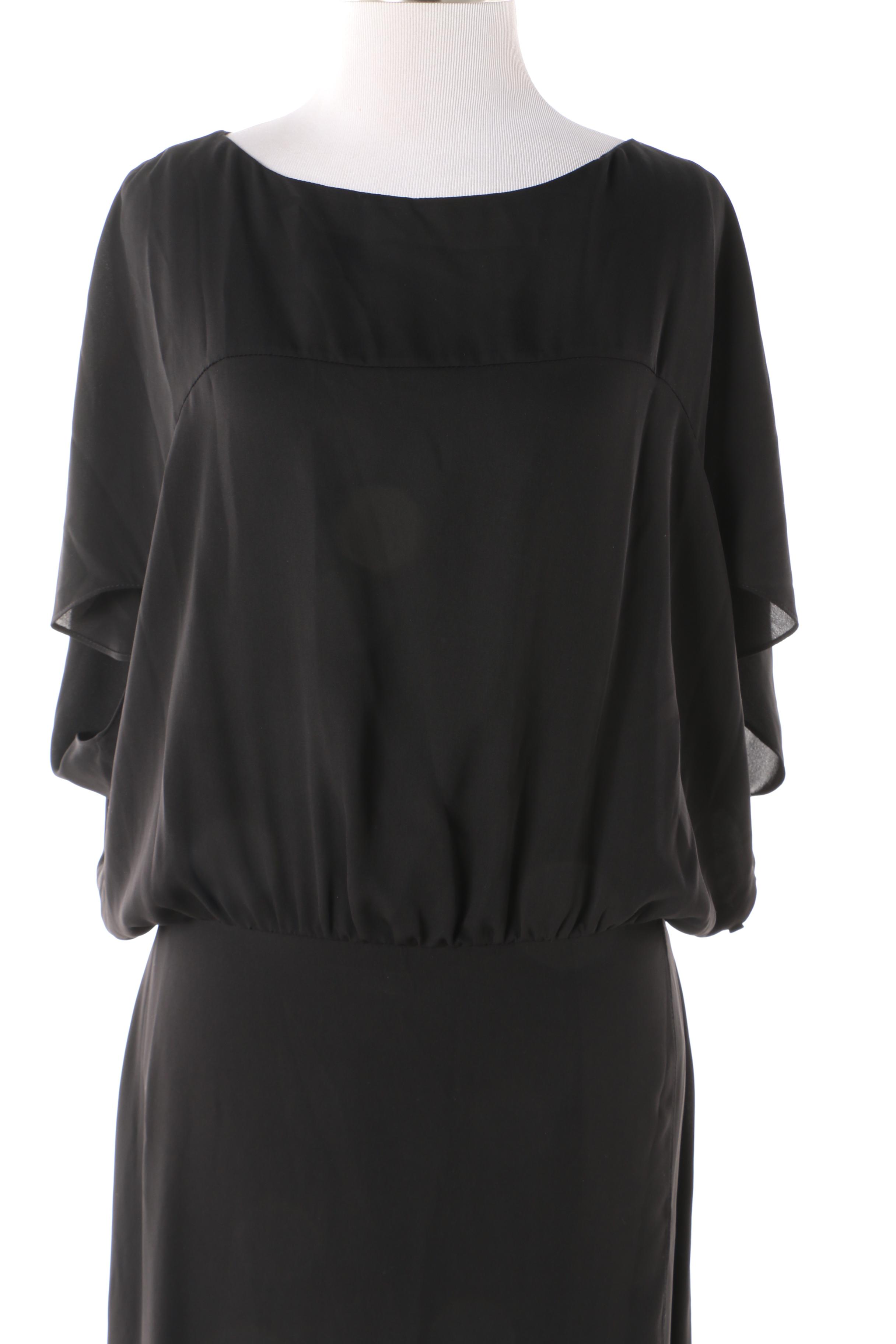 Halston Heritage Black Evening Dress with Original Tags