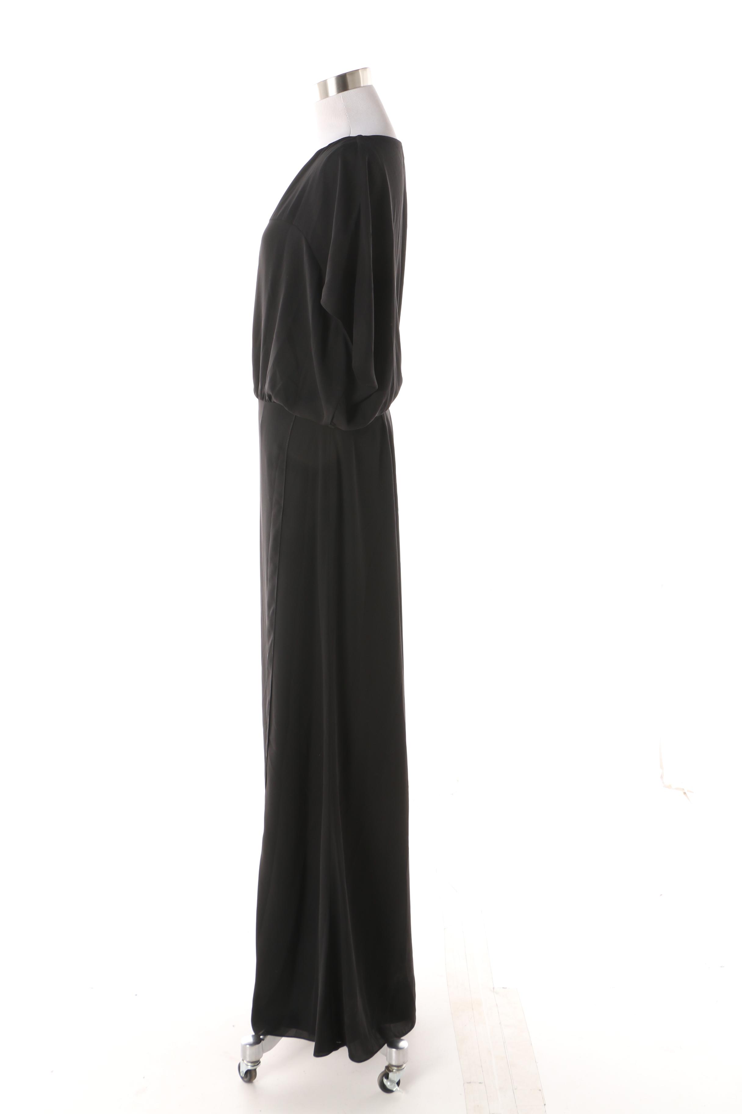 Halston Heritage Black Evening Dress with Original Tags