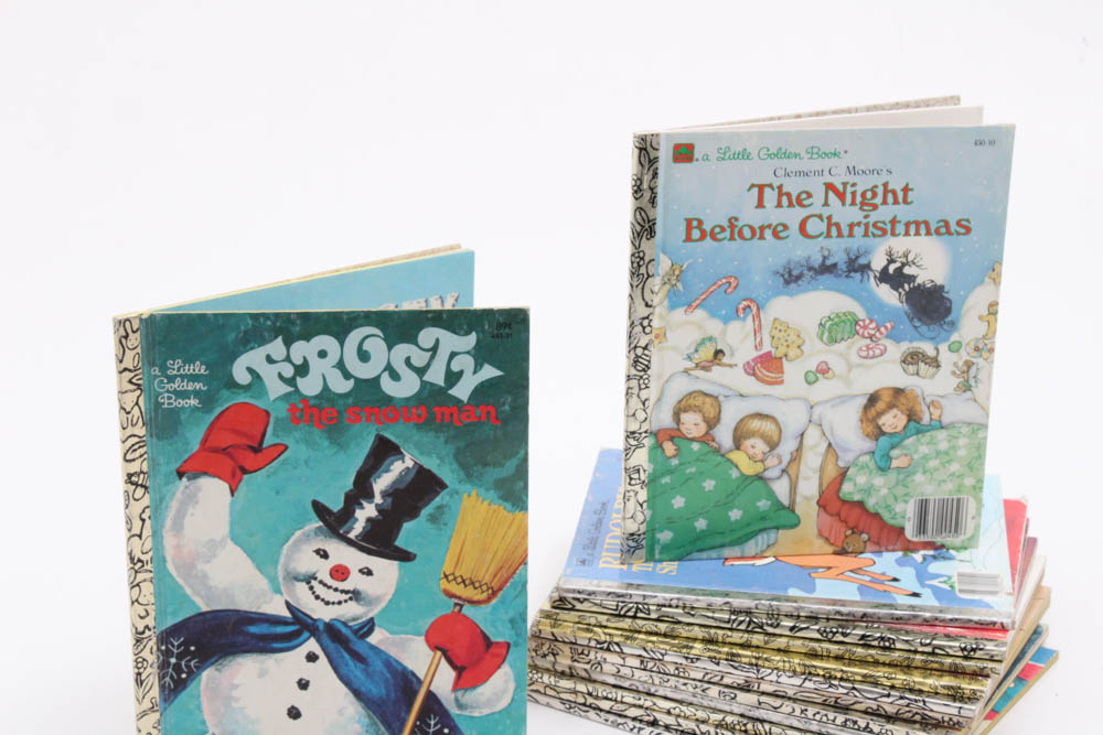 Christmas Themed Little Golden Books