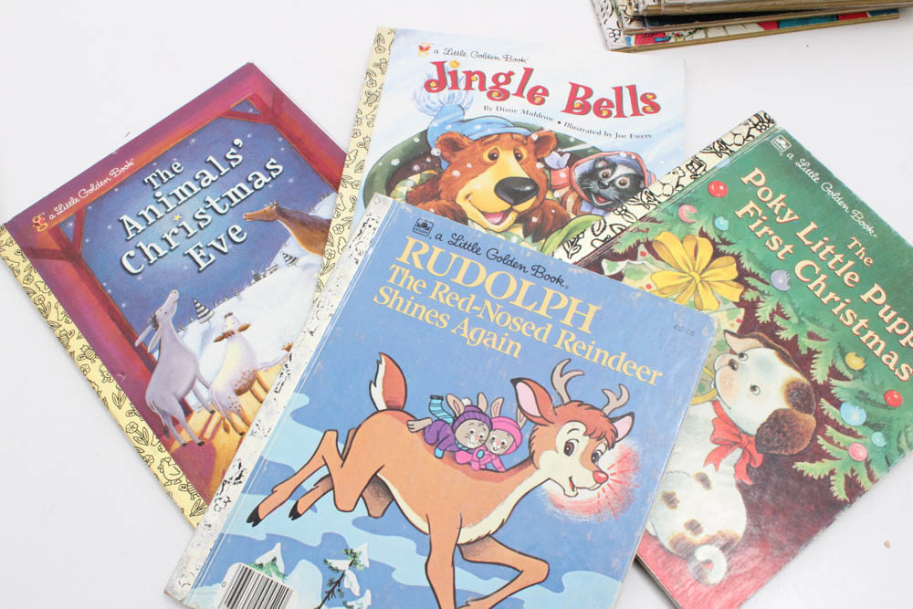Christmas Themed Little Golden Books