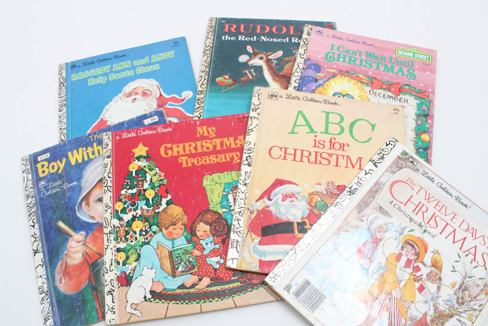 Christmas Themed Little Golden Books