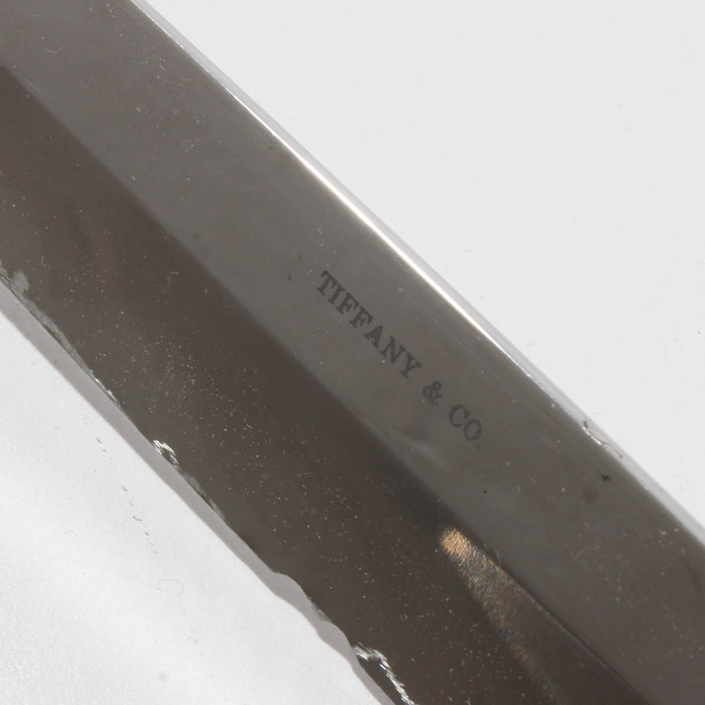 Tiffany & Co. "Flemish" Weighted Sterling Silver Carving Set