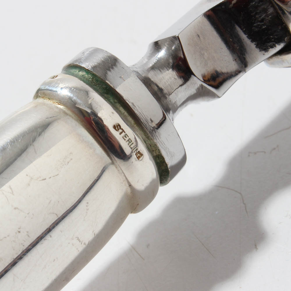 Tiffany & Co. "Flemish" Weighted Sterling Silver Carving Set