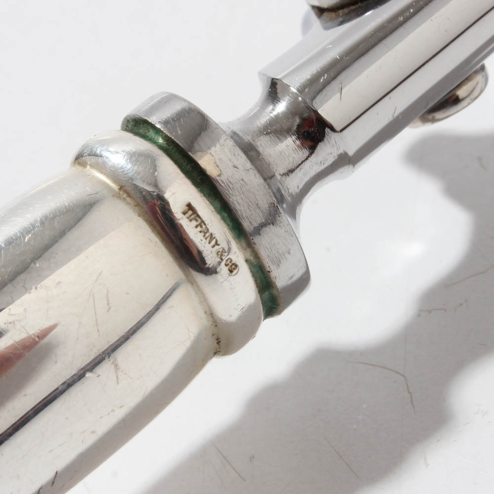 Tiffany & Co. "Flemish" Weighted Sterling Silver Carving Set