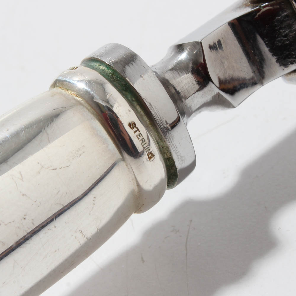 Tiffany & Co. "Flemish" Weighted Sterling Silver Carving Set