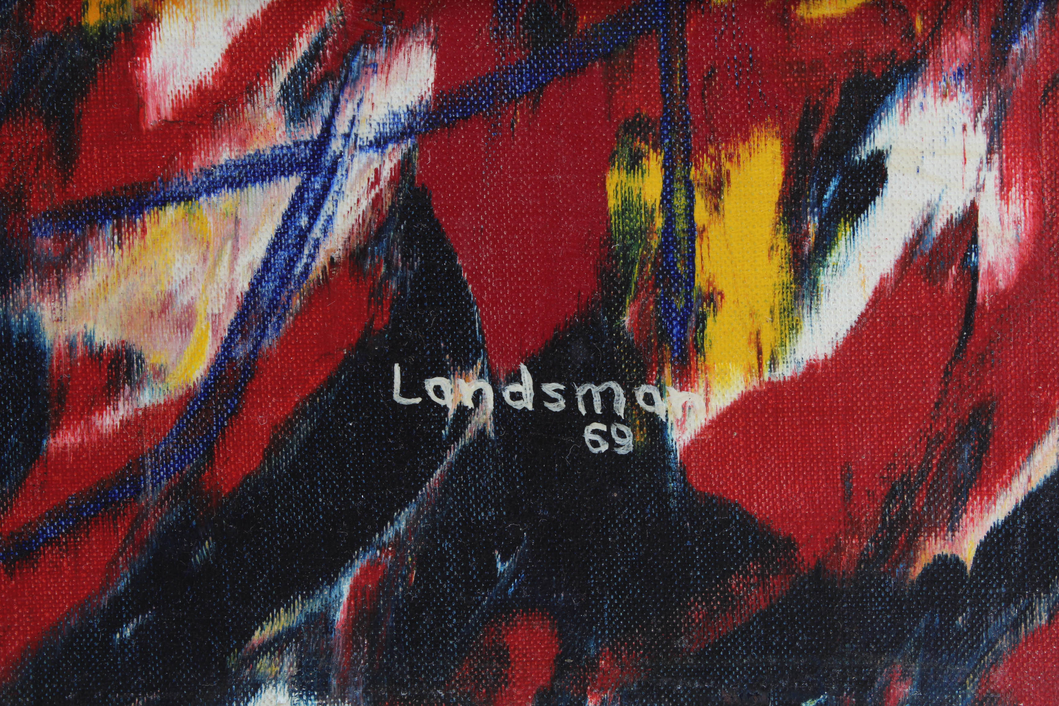 Rodney Landsman Oil Painting "But all my friends are..."