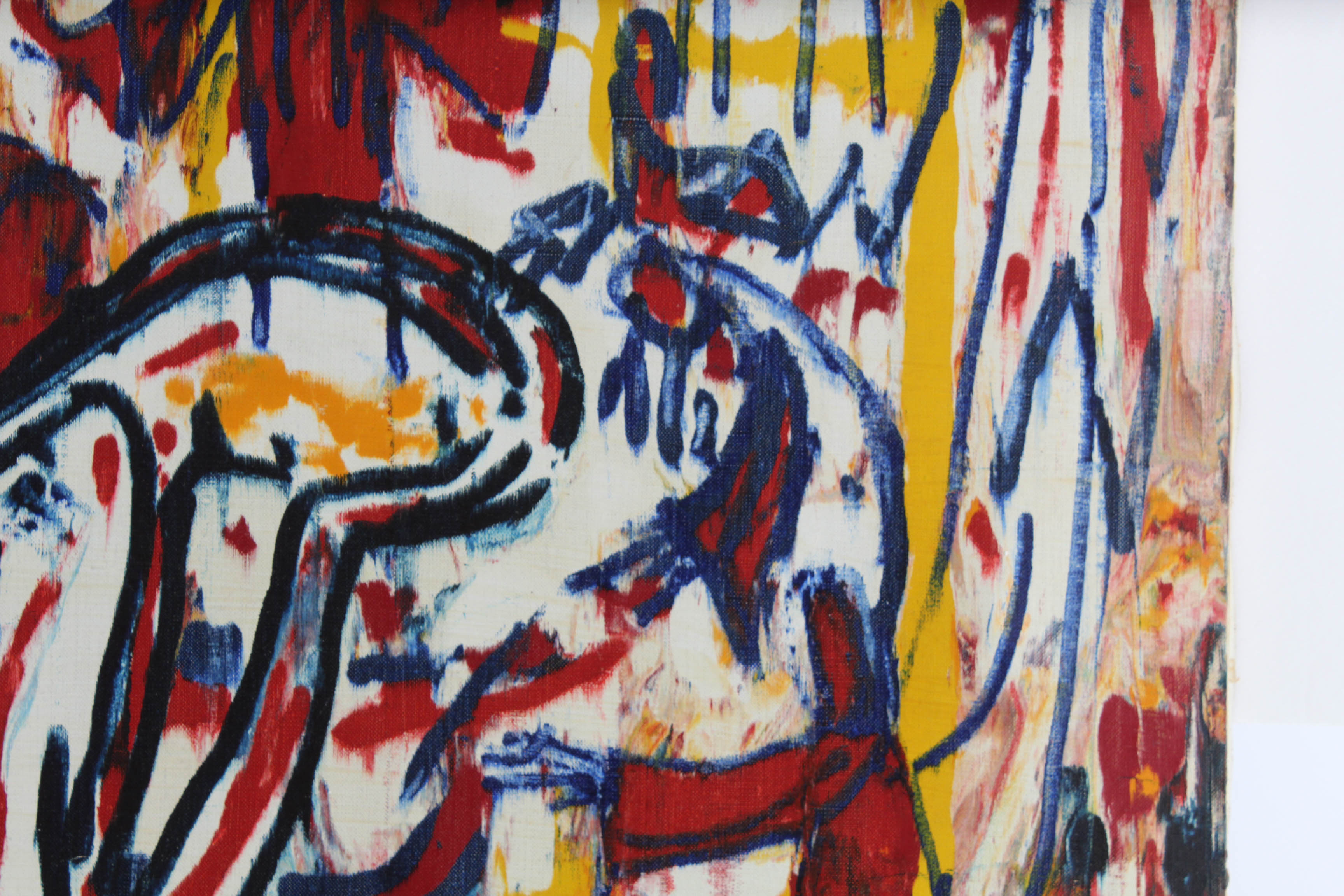 Rodney Landsman Oil Painting "But all my friends are..."