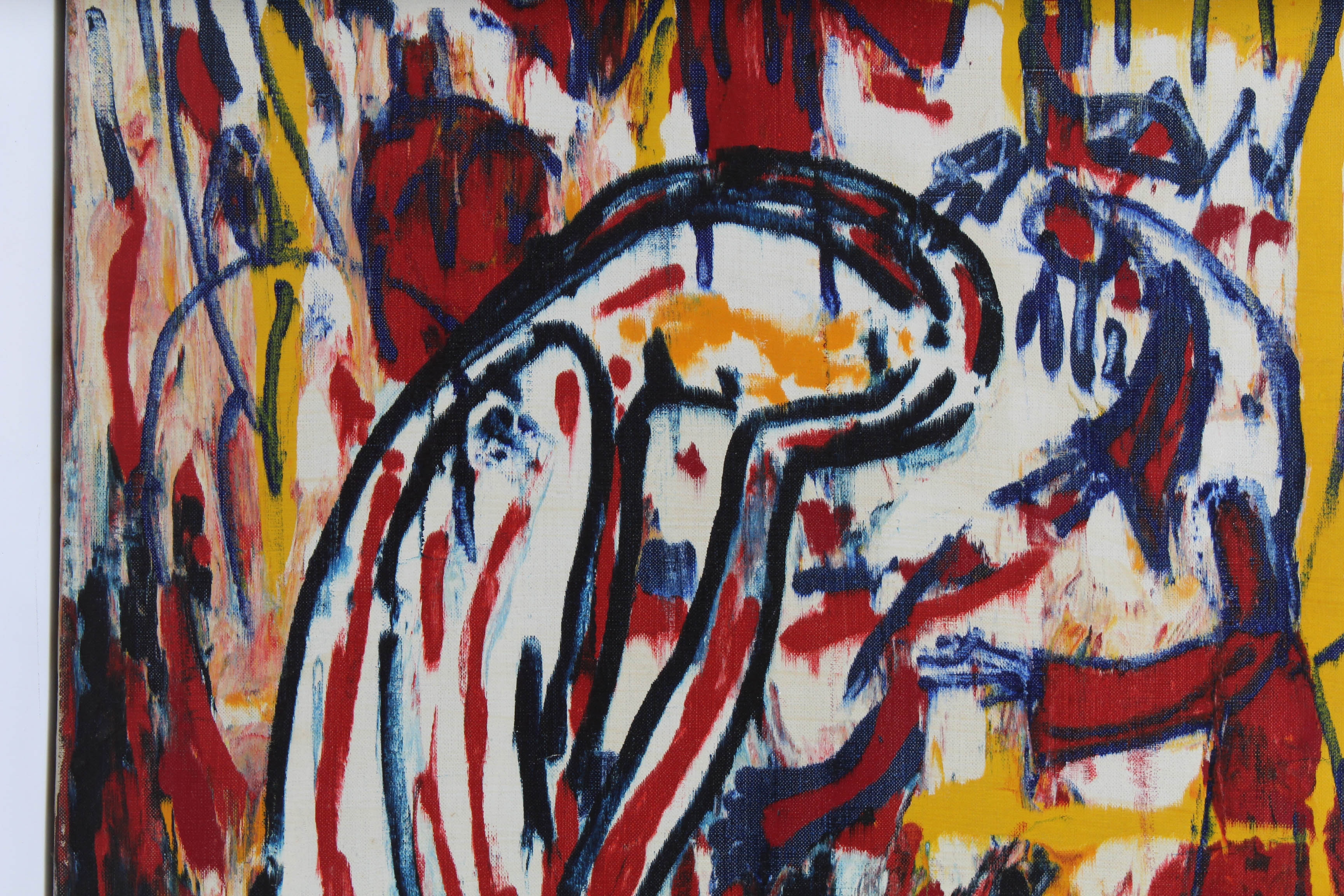 Rodney Landsman Oil Painting "But all my friends are..."