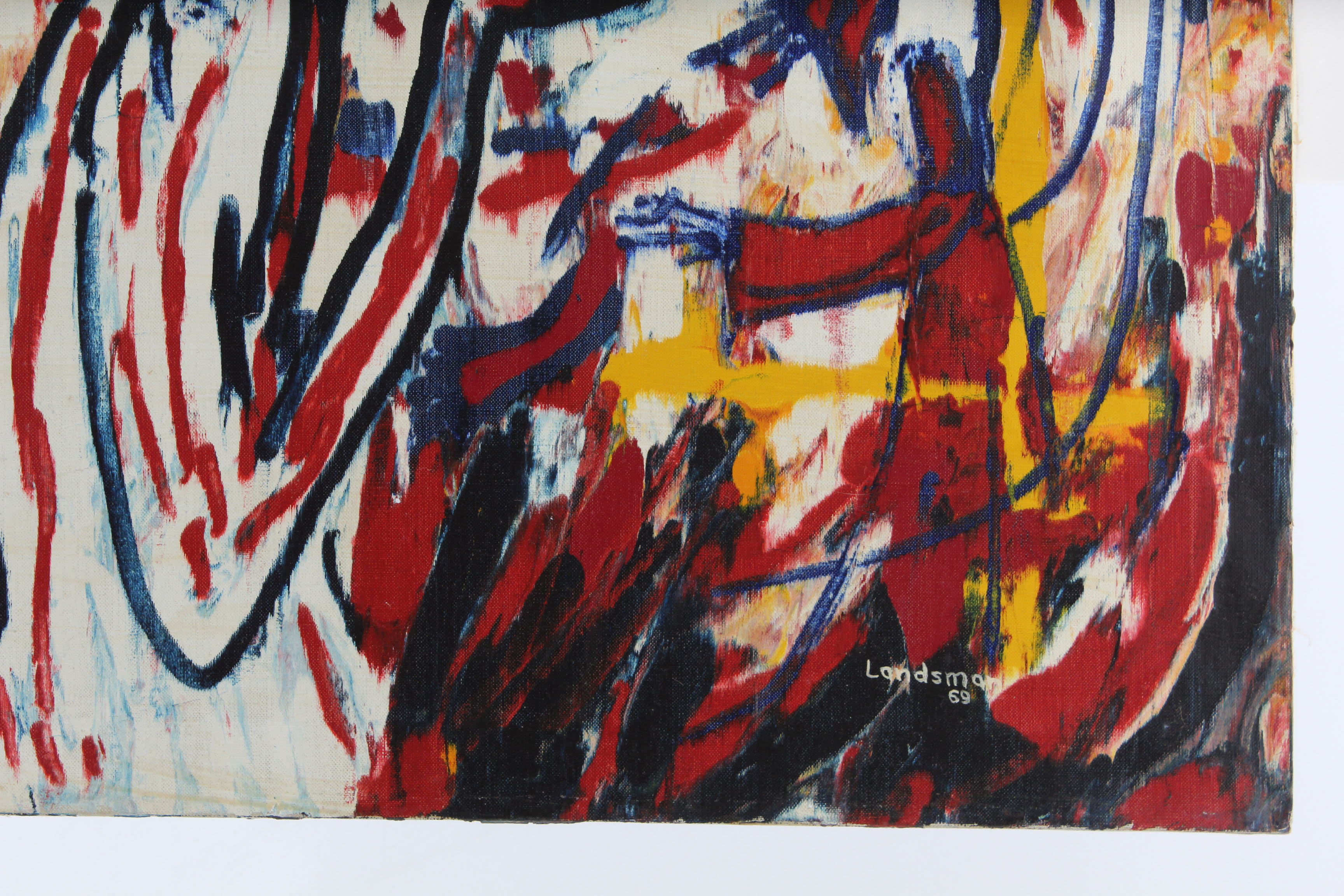 Rodney Landsman Oil Painting "But all my friends are..."