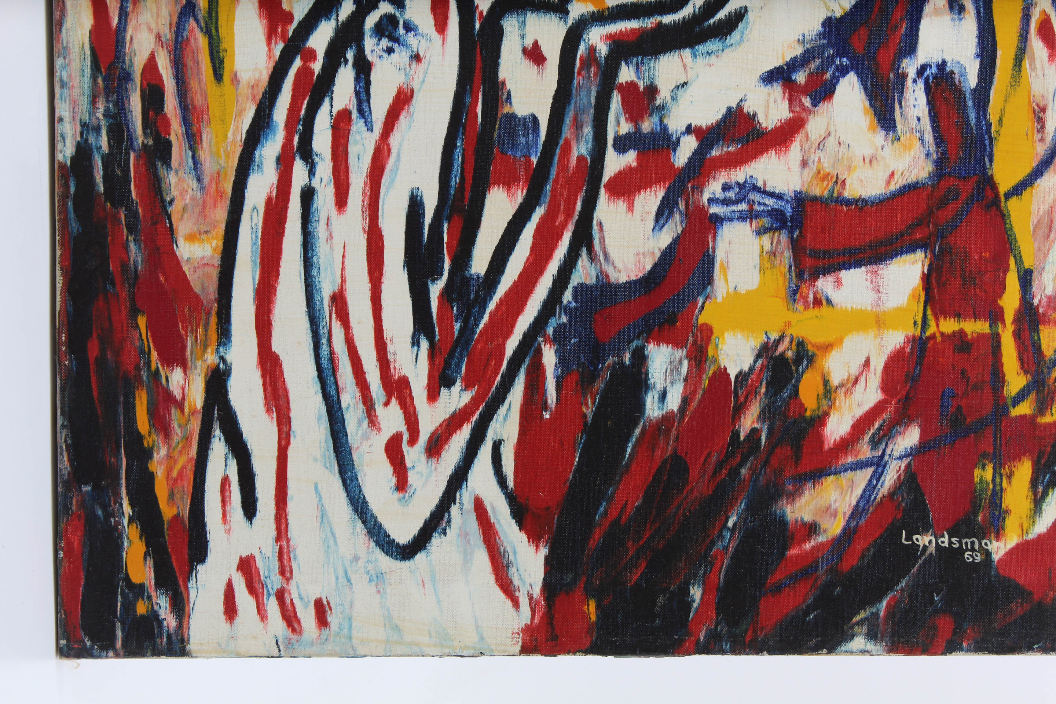 Rodney Landsman Oil Painting "But all my friends are..."