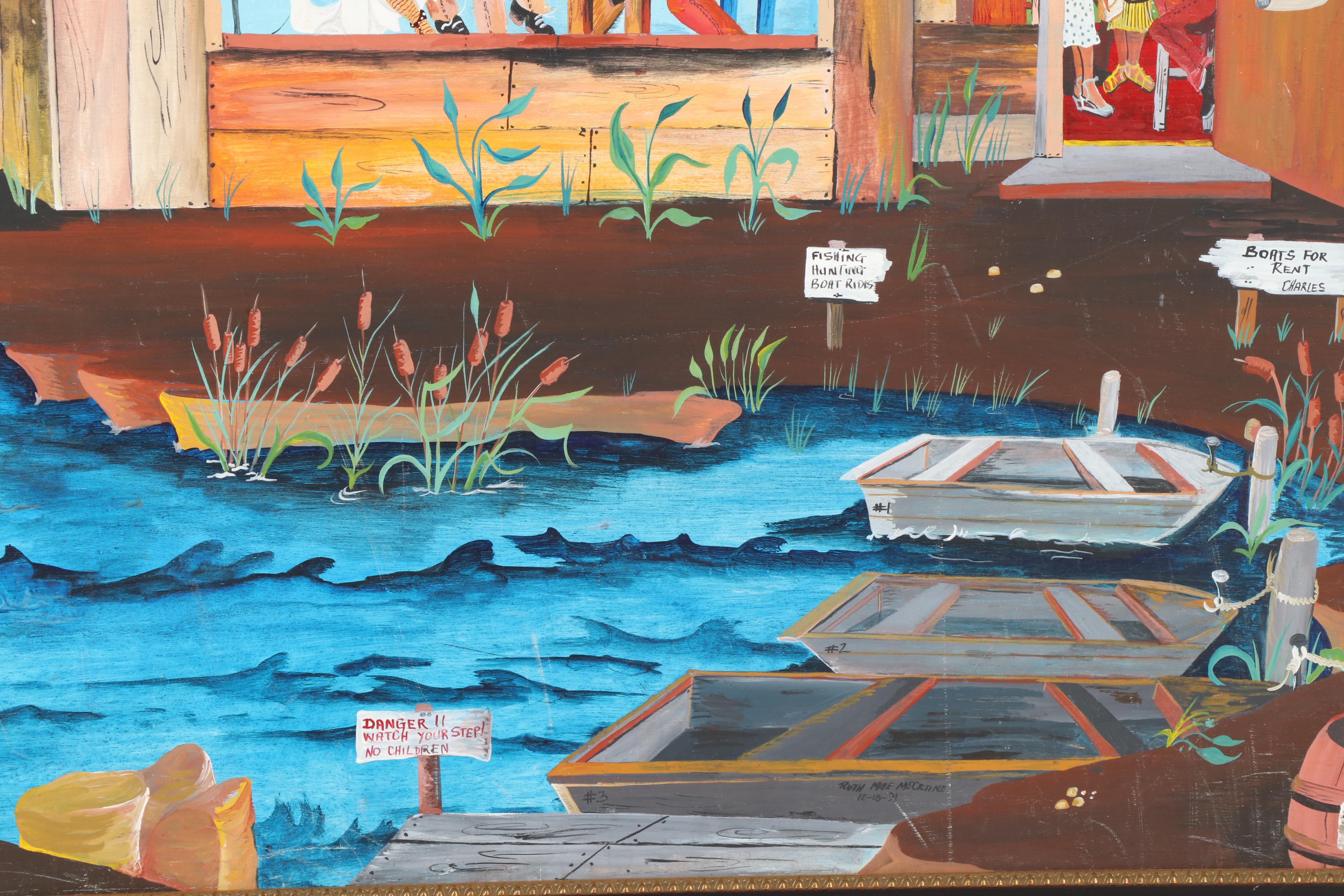 Ruth Mae McCrane Acrylic Painting