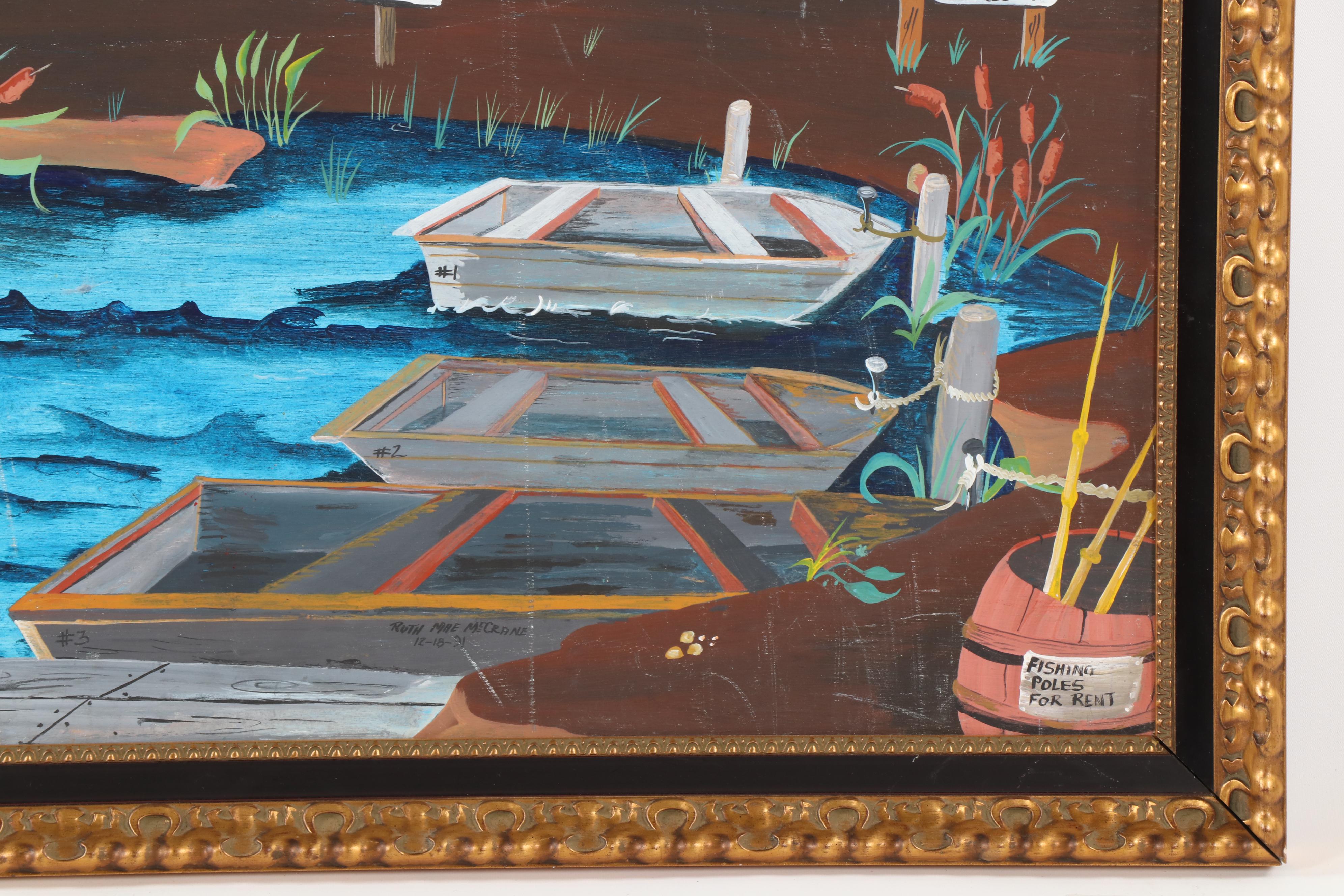 Ruth Mae McCrane Acrylic Painting