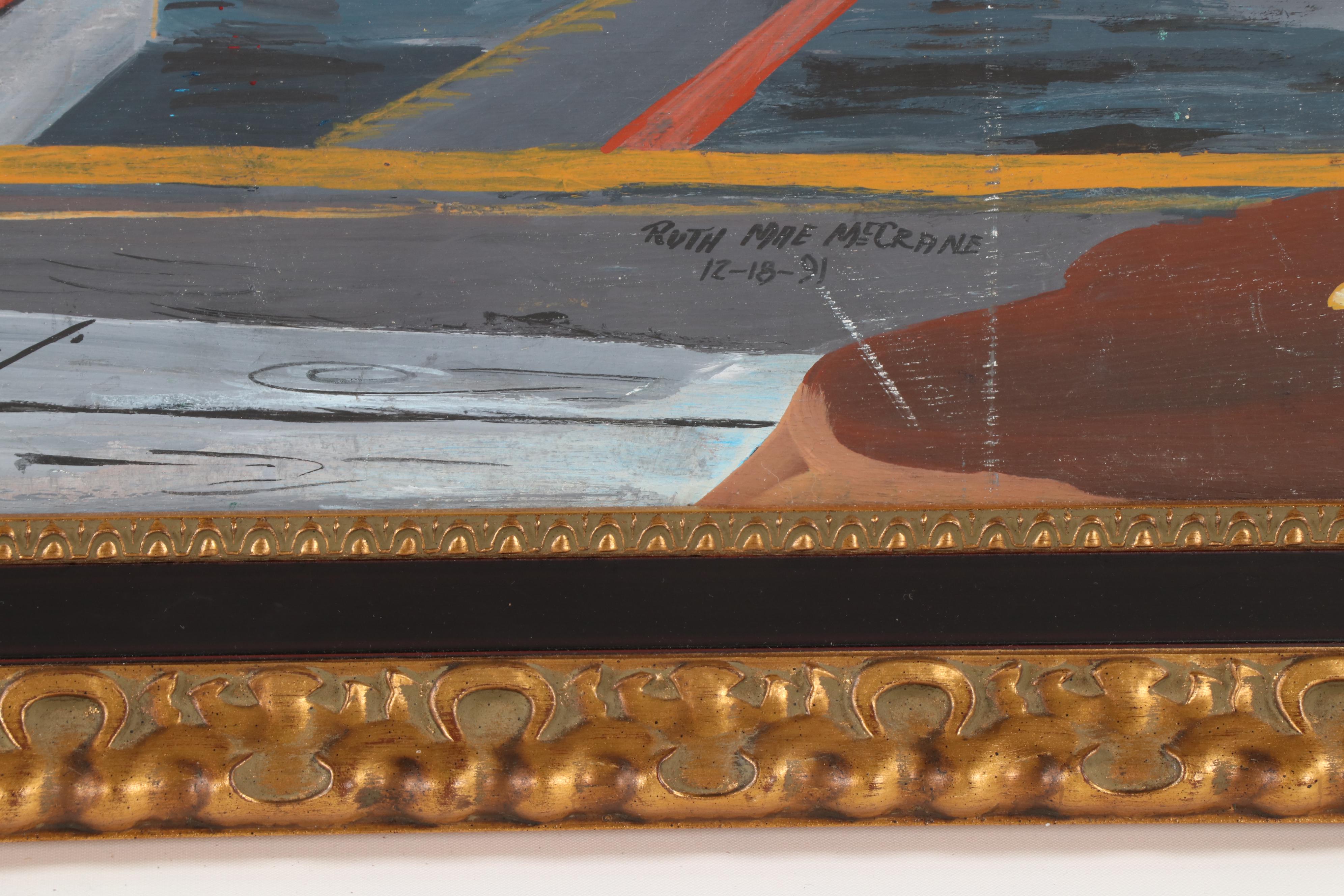 Ruth Mae McCrane Acrylic Painting