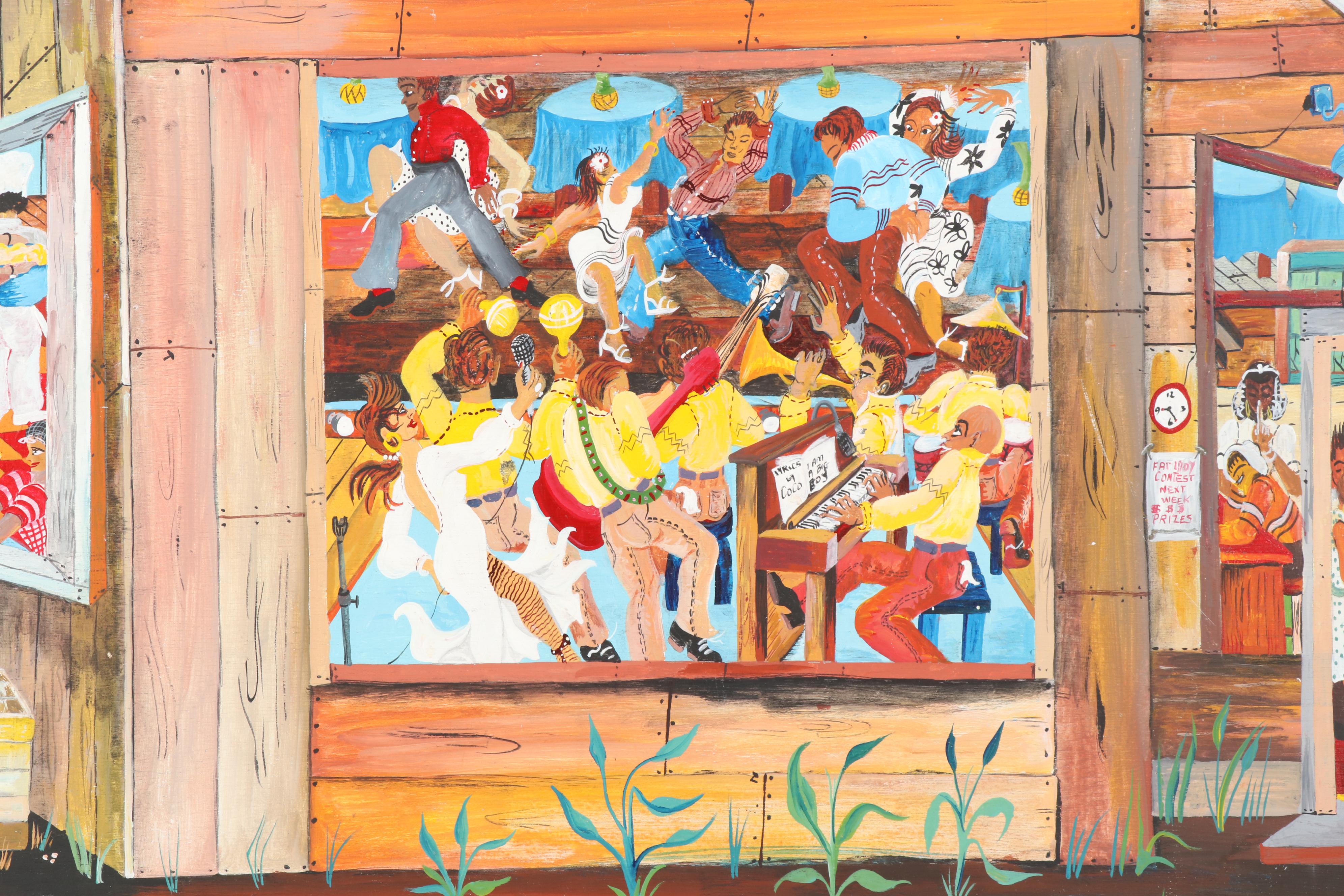 Ruth Mae McCrane Acrylic Painting