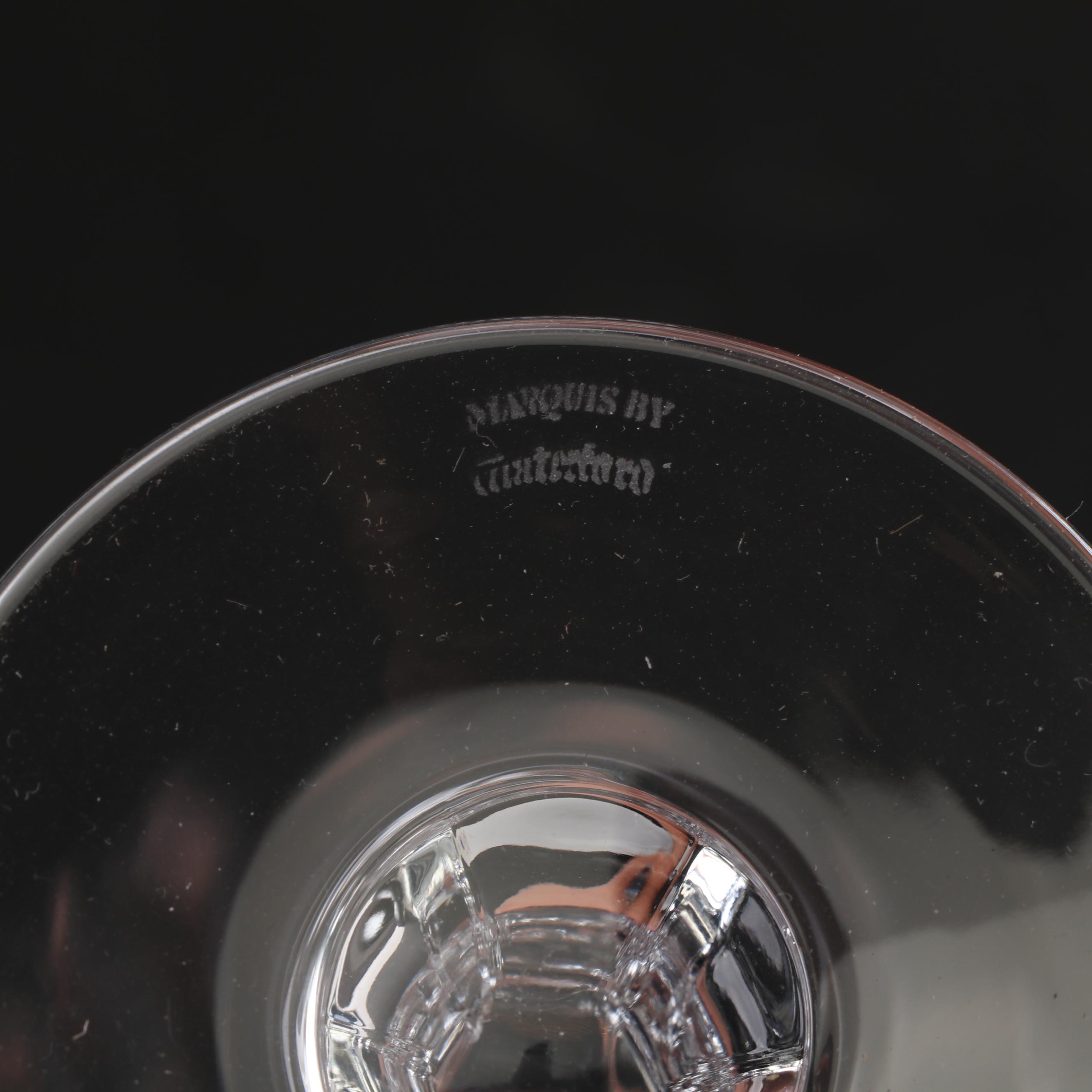 Marquis by Waterford Crystal "Hanover Gold" Balloon Wine Glasses