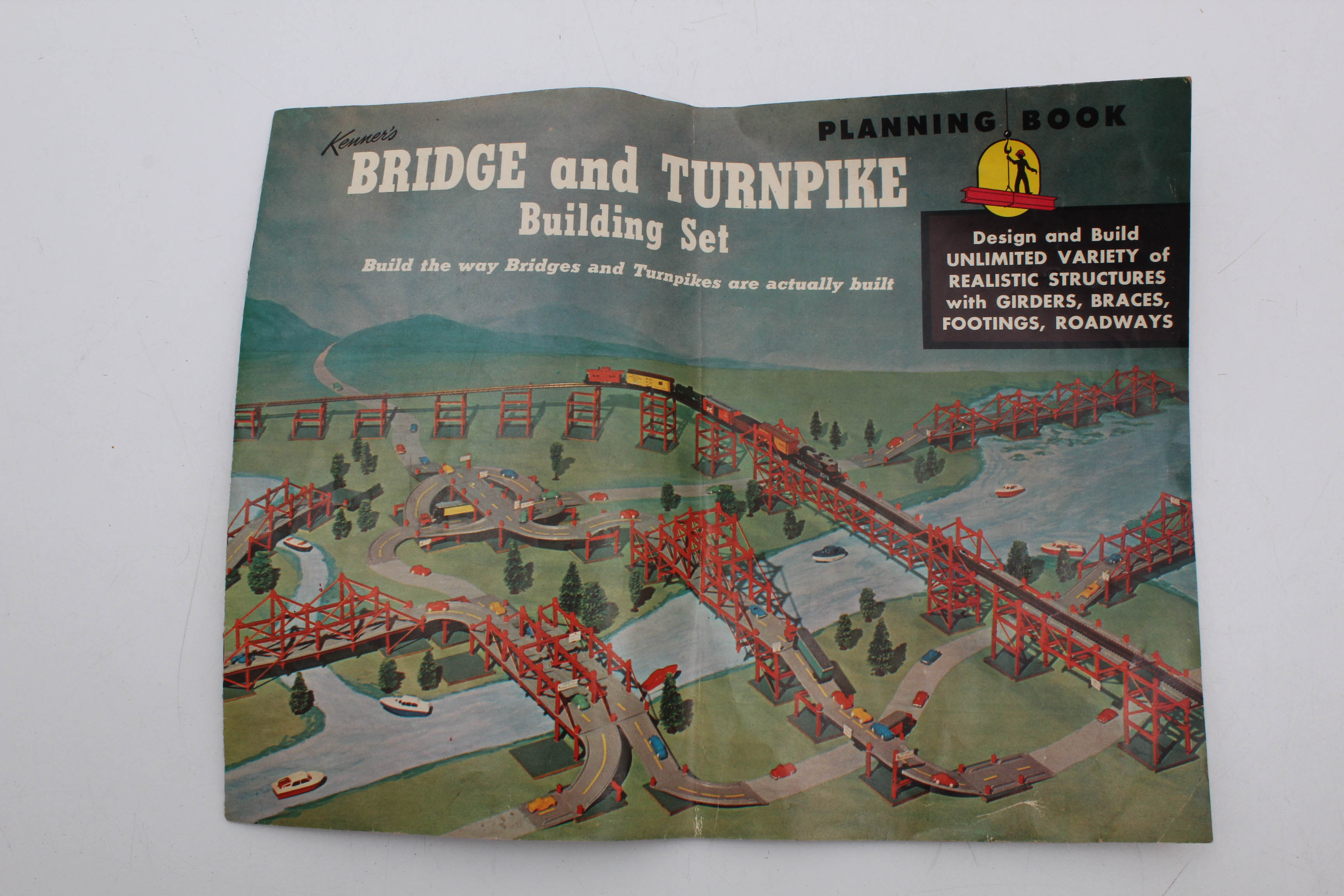 Vintage 1958 Kenner "Girder and Panel Building Set"