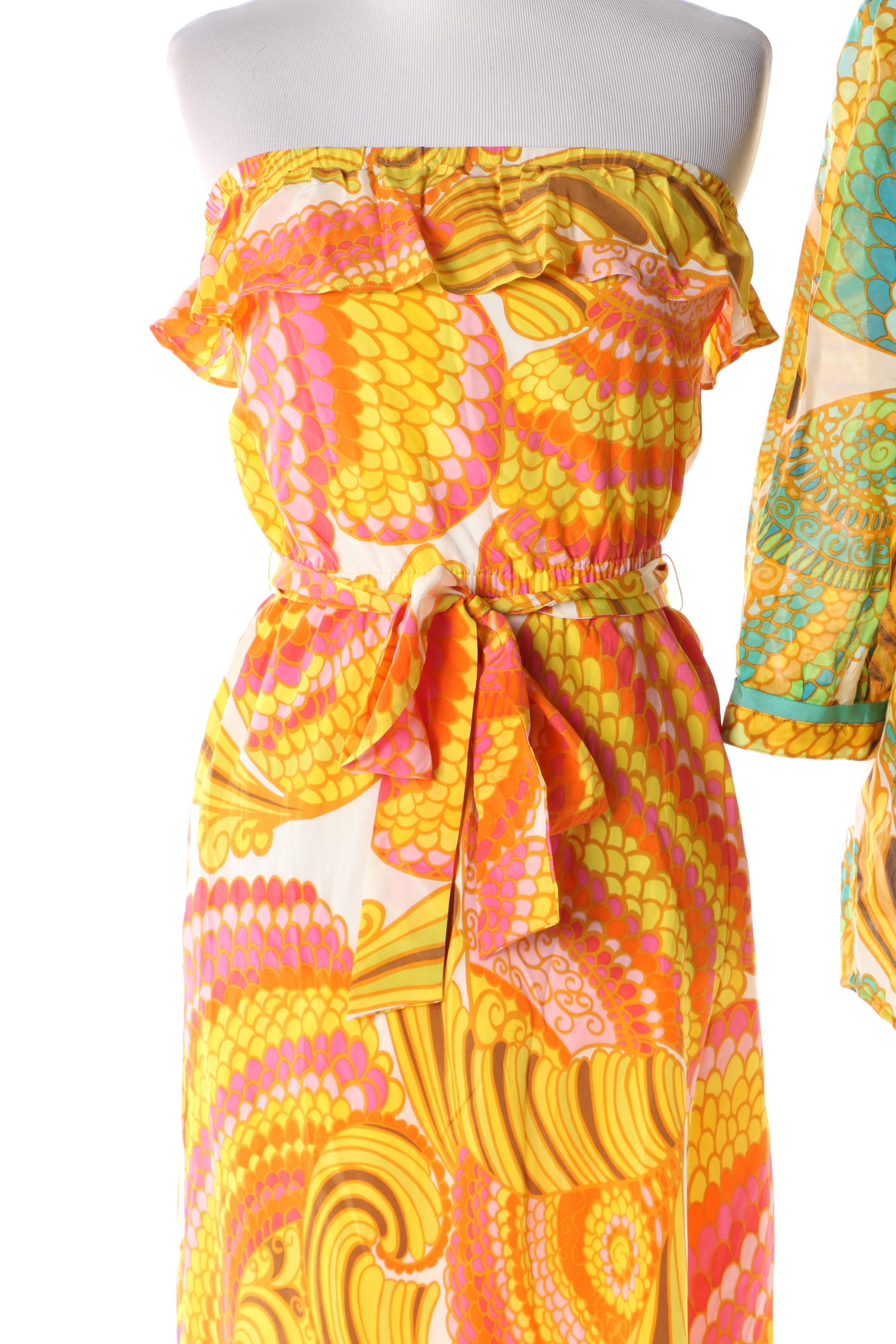 2012 Banana Republic Trina Turk Collection Printed Maxi Dress and Blouses