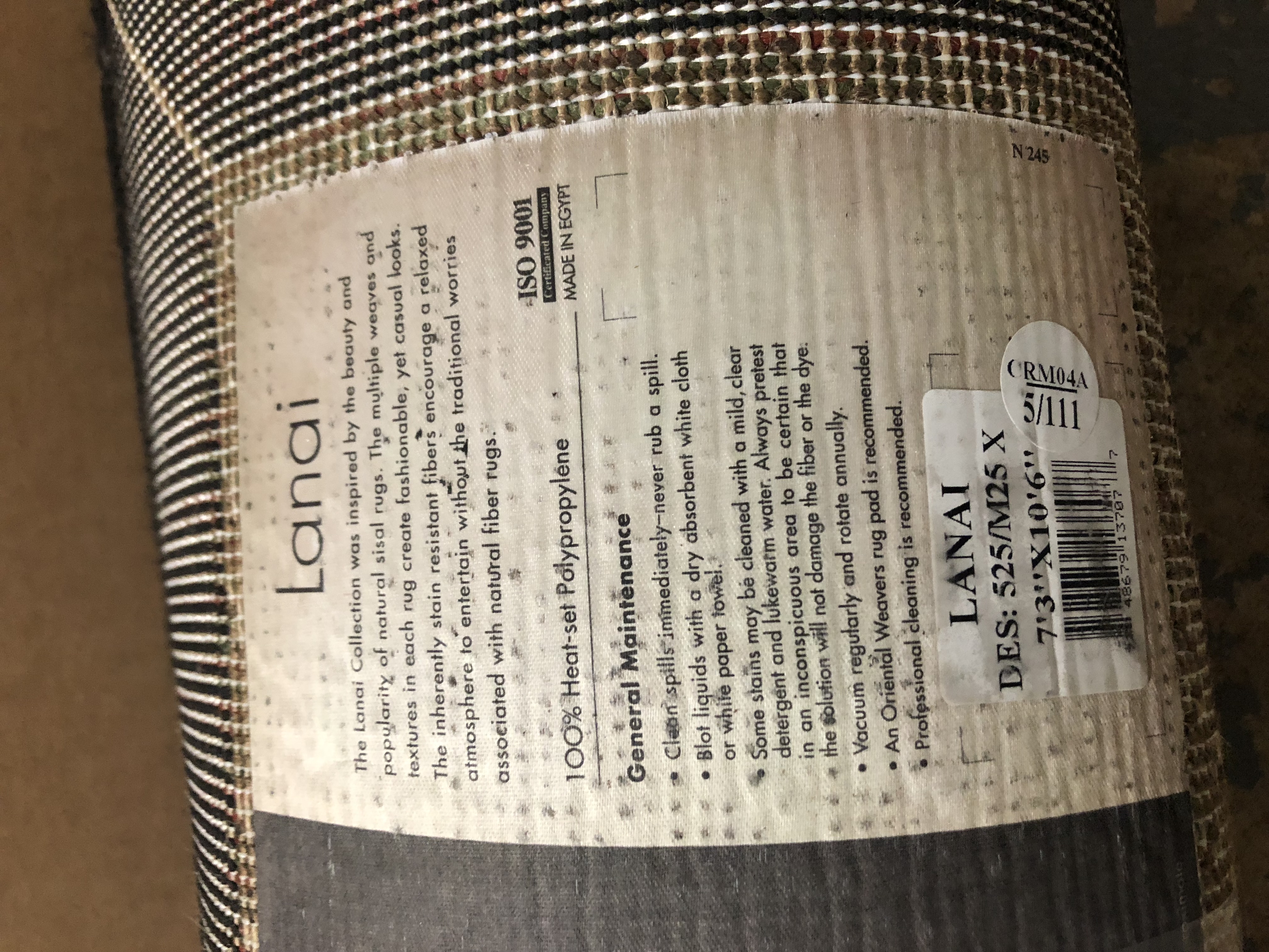 Power-Loomed Oriental Weavers "Lanai" Rug