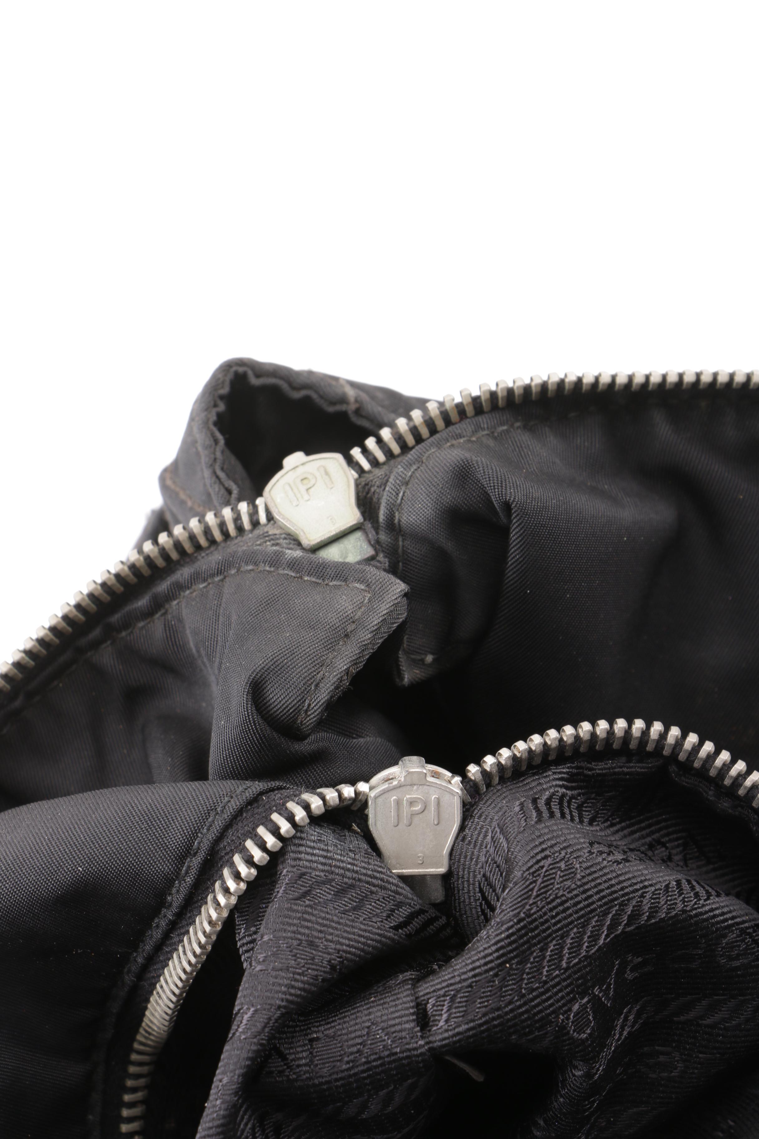 Prada Quilted Black Nylon Shoulder Bag