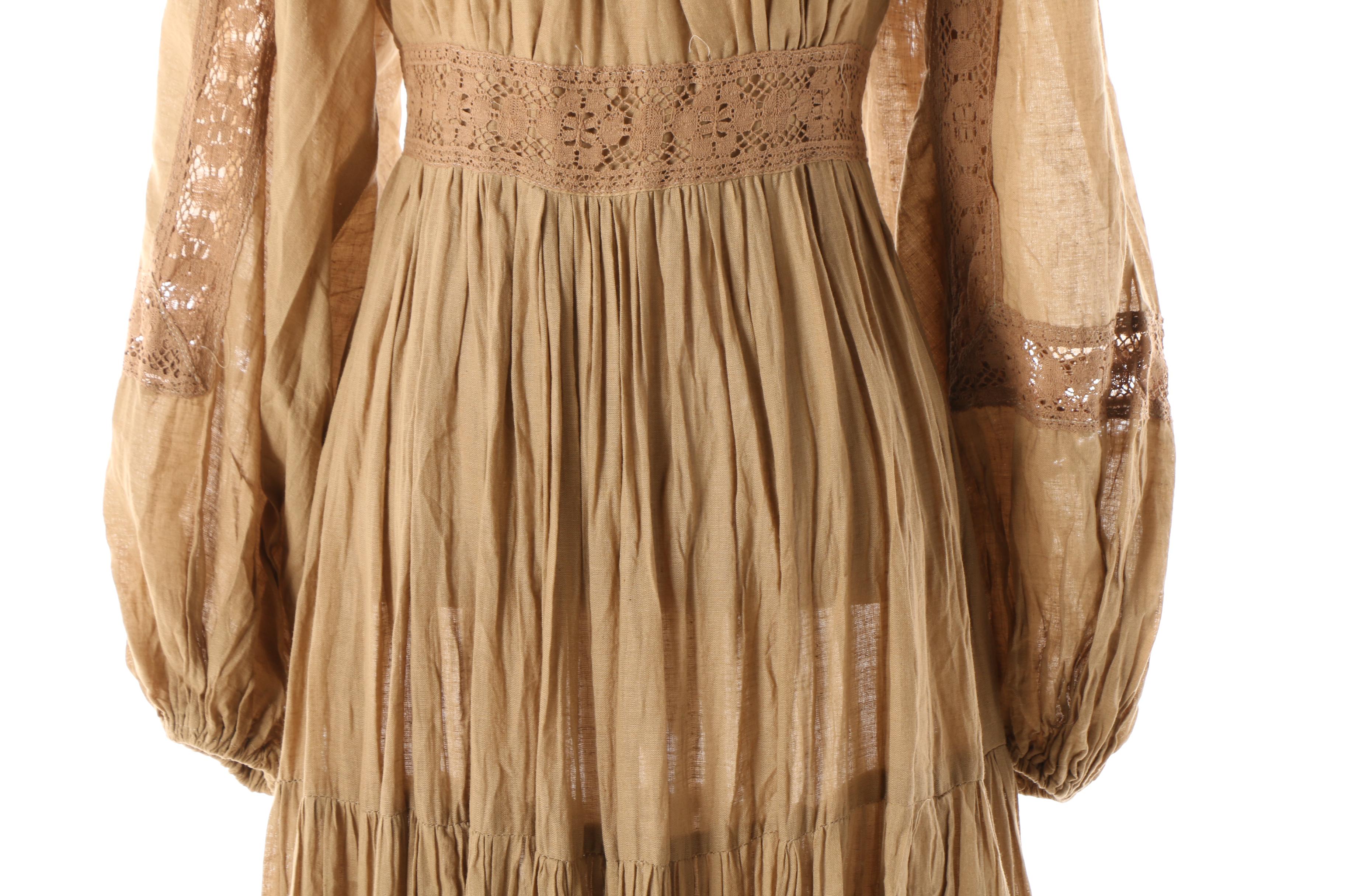 Women's 1980s Vintage Gunne Sax by Jessica McClintock Maxi Dress