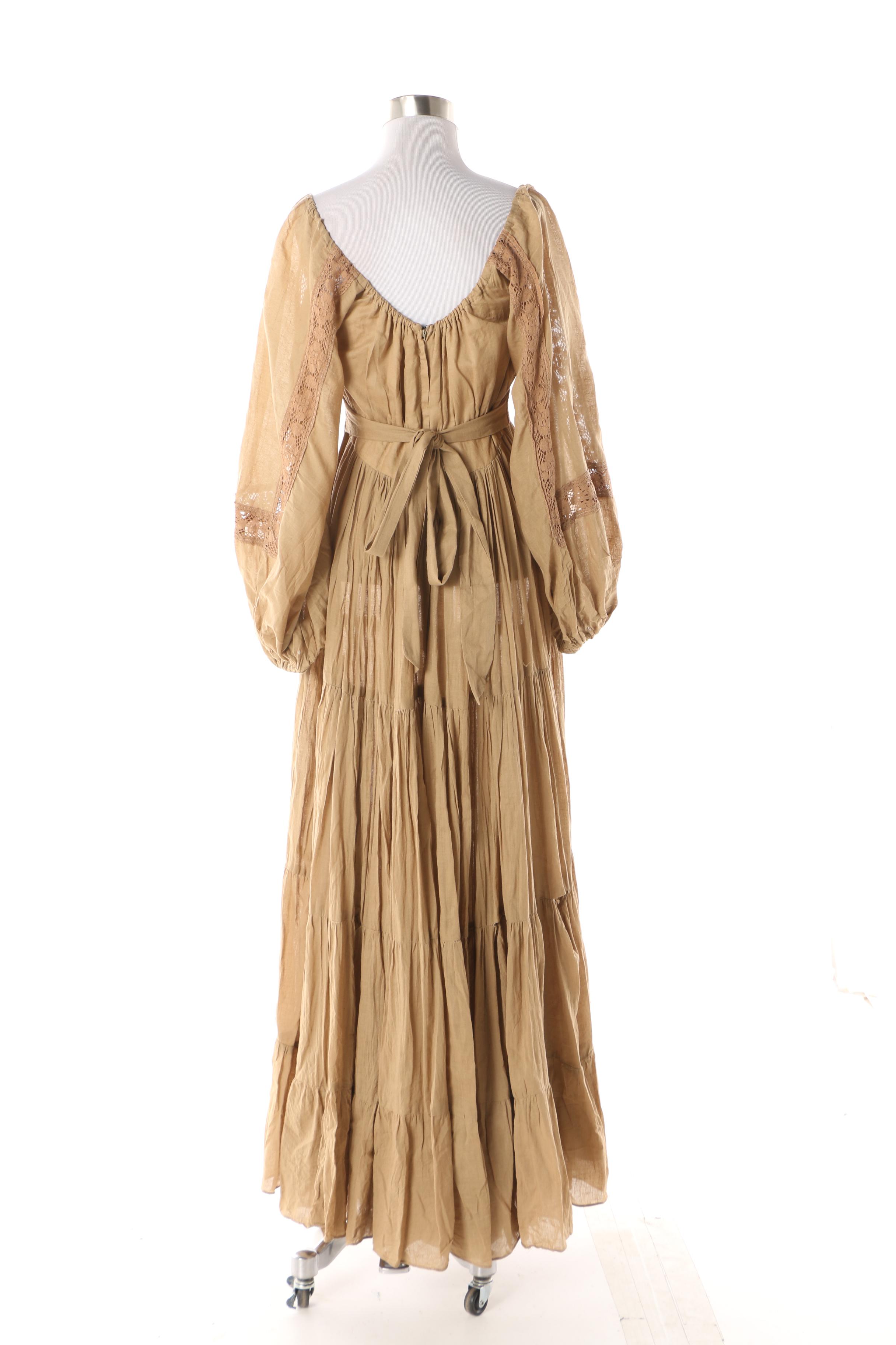 Women's 1980s Vintage Gunne Sax by Jessica McClintock Maxi Dress