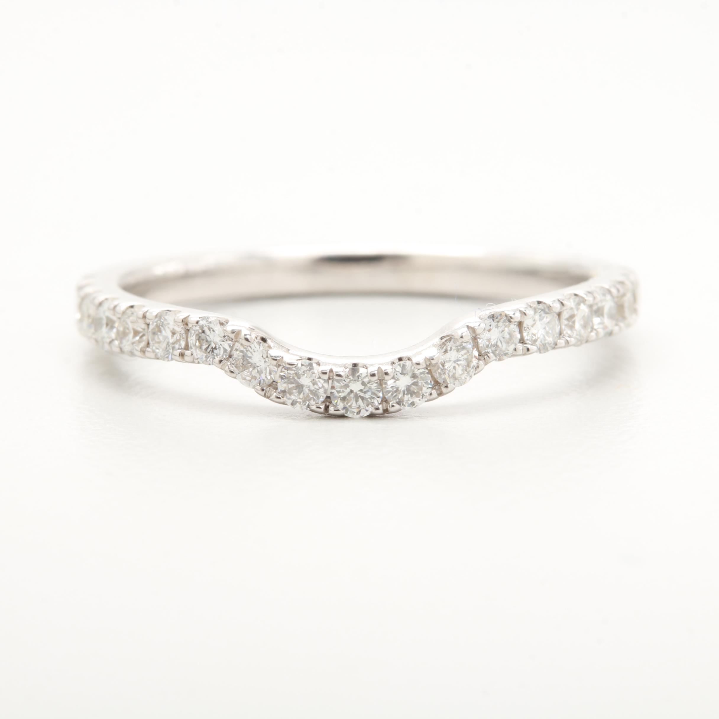 Neil Lane 14K White Gold Diamond Wedding Ring