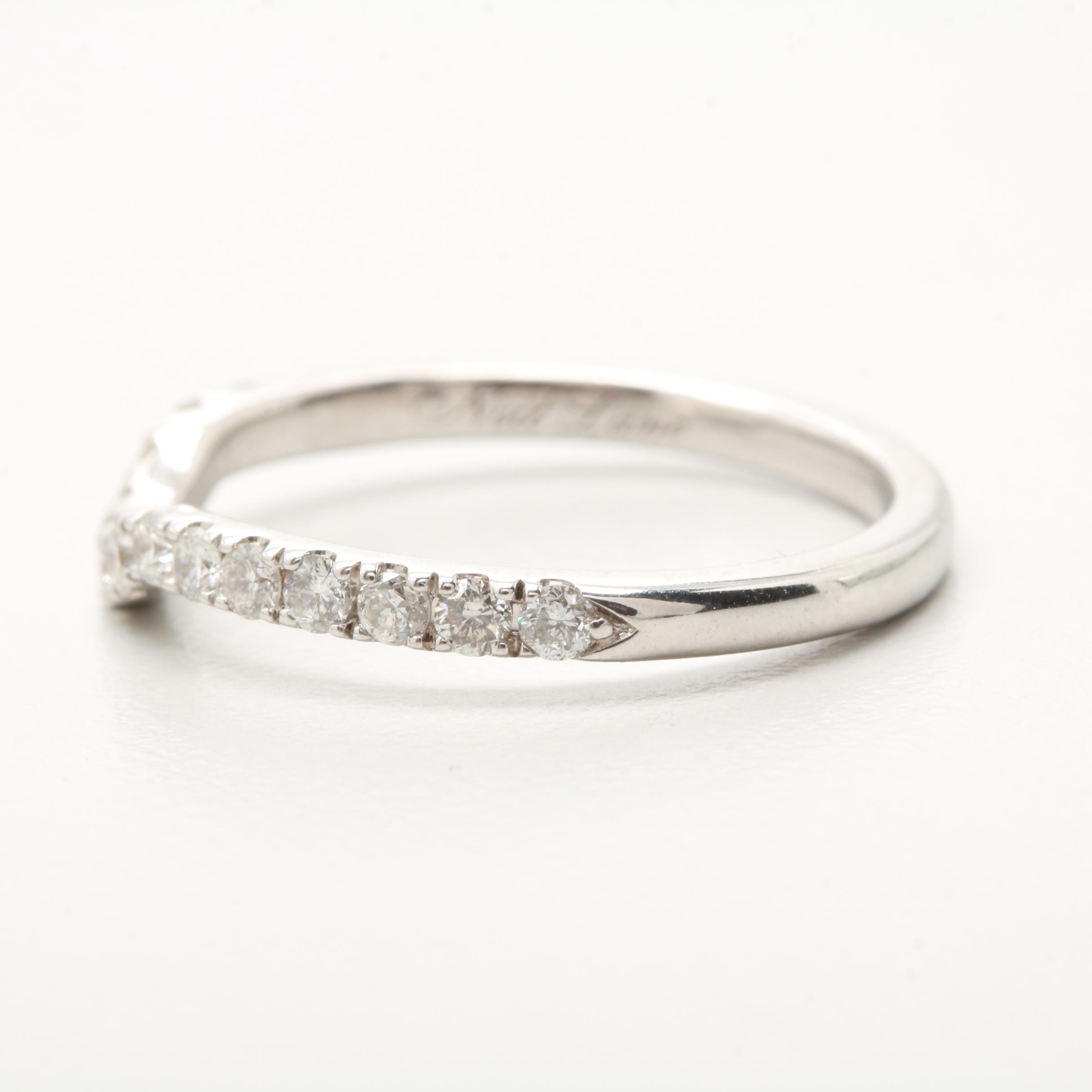 Neil Lane 14K White Gold Diamond Wedding Ring