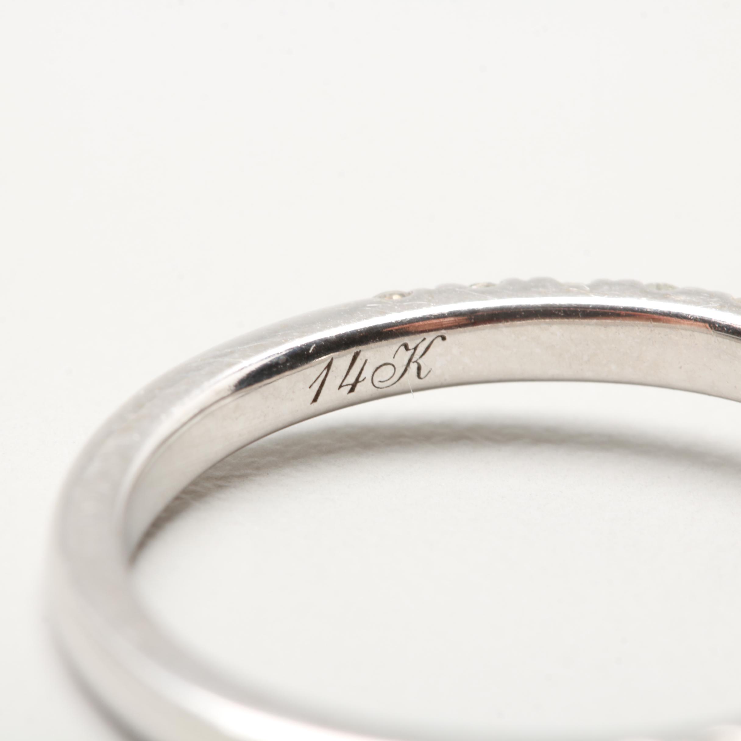 Neil Lane 14K White Gold Diamond Wedding Ring