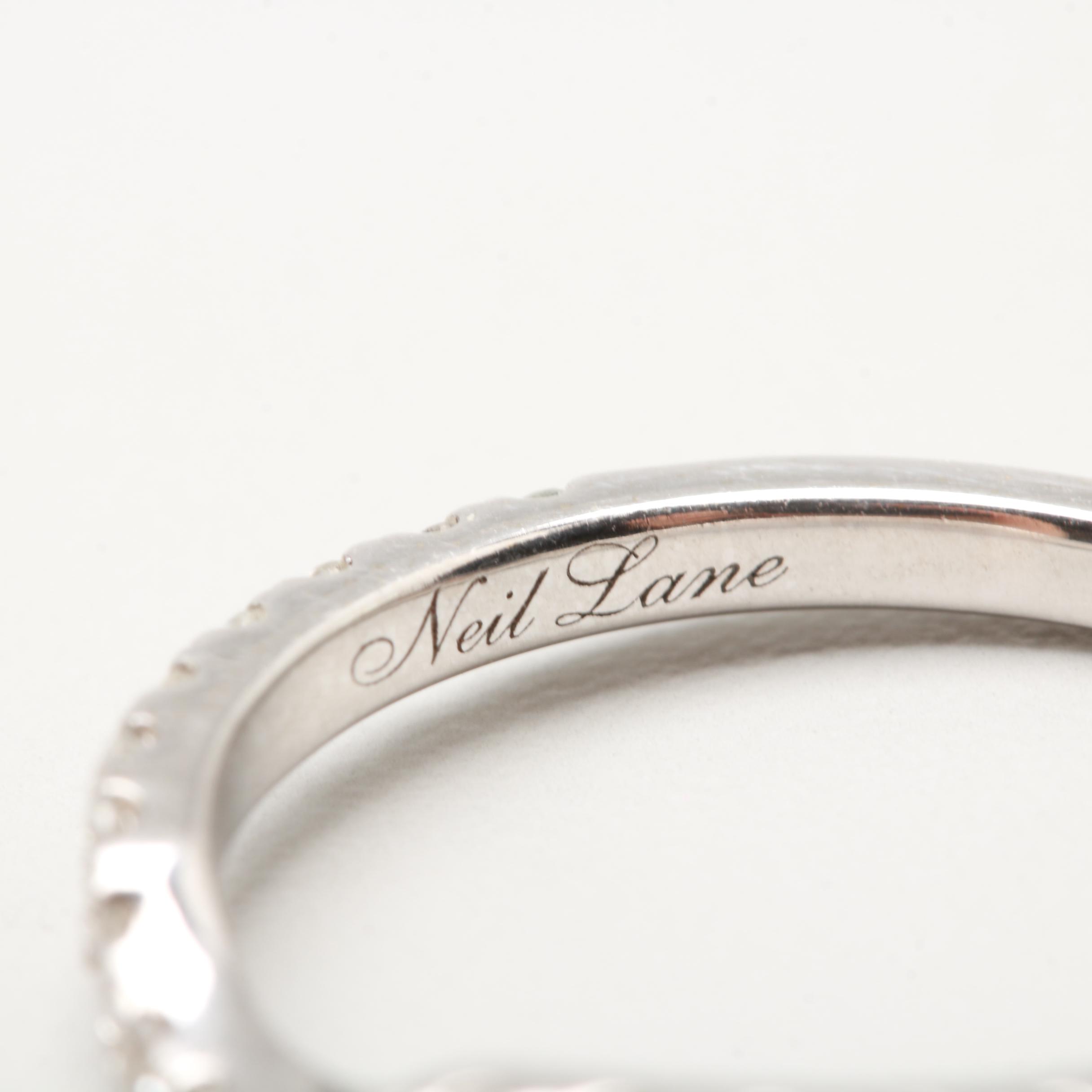 Neil Lane 14K White Gold Diamond Wedding Ring