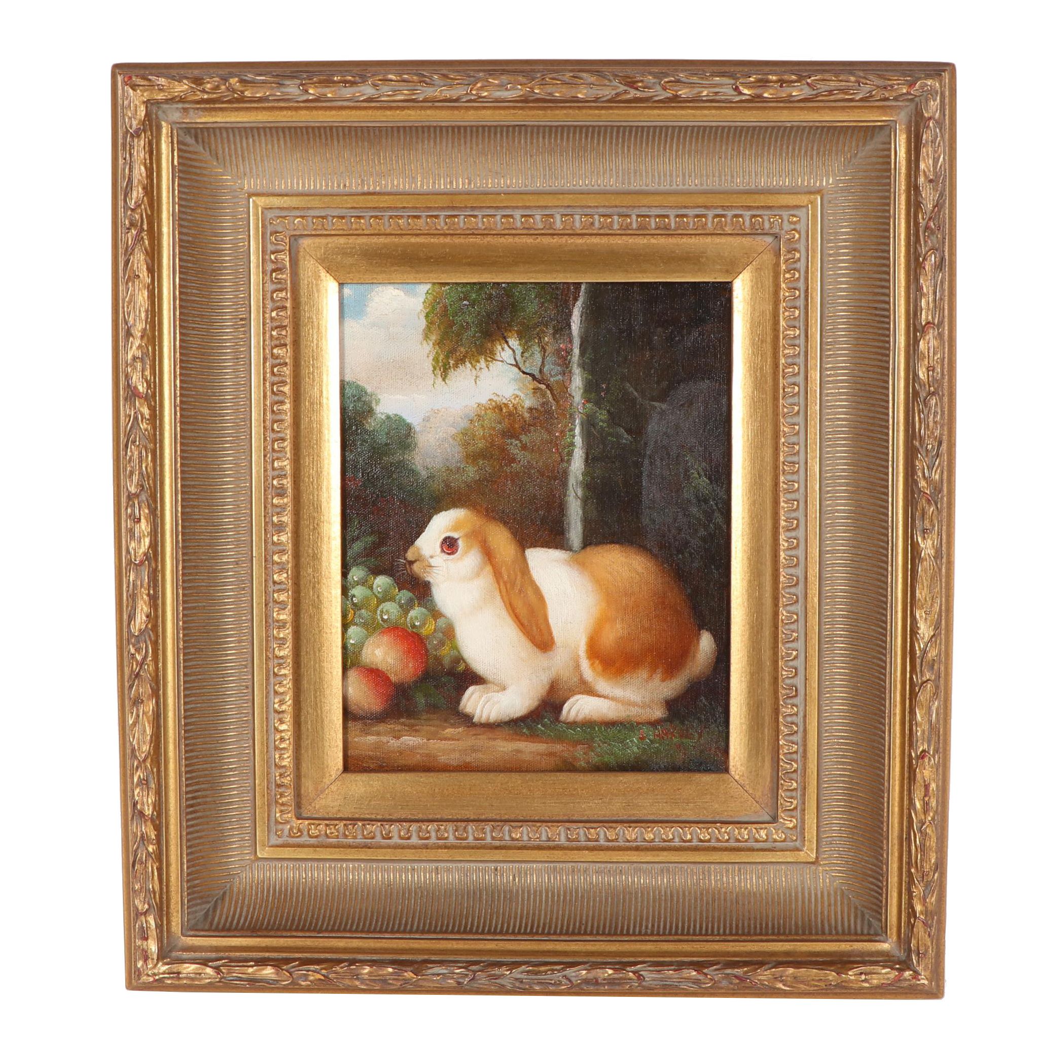 Harvey Oil Painting of a Rabbit