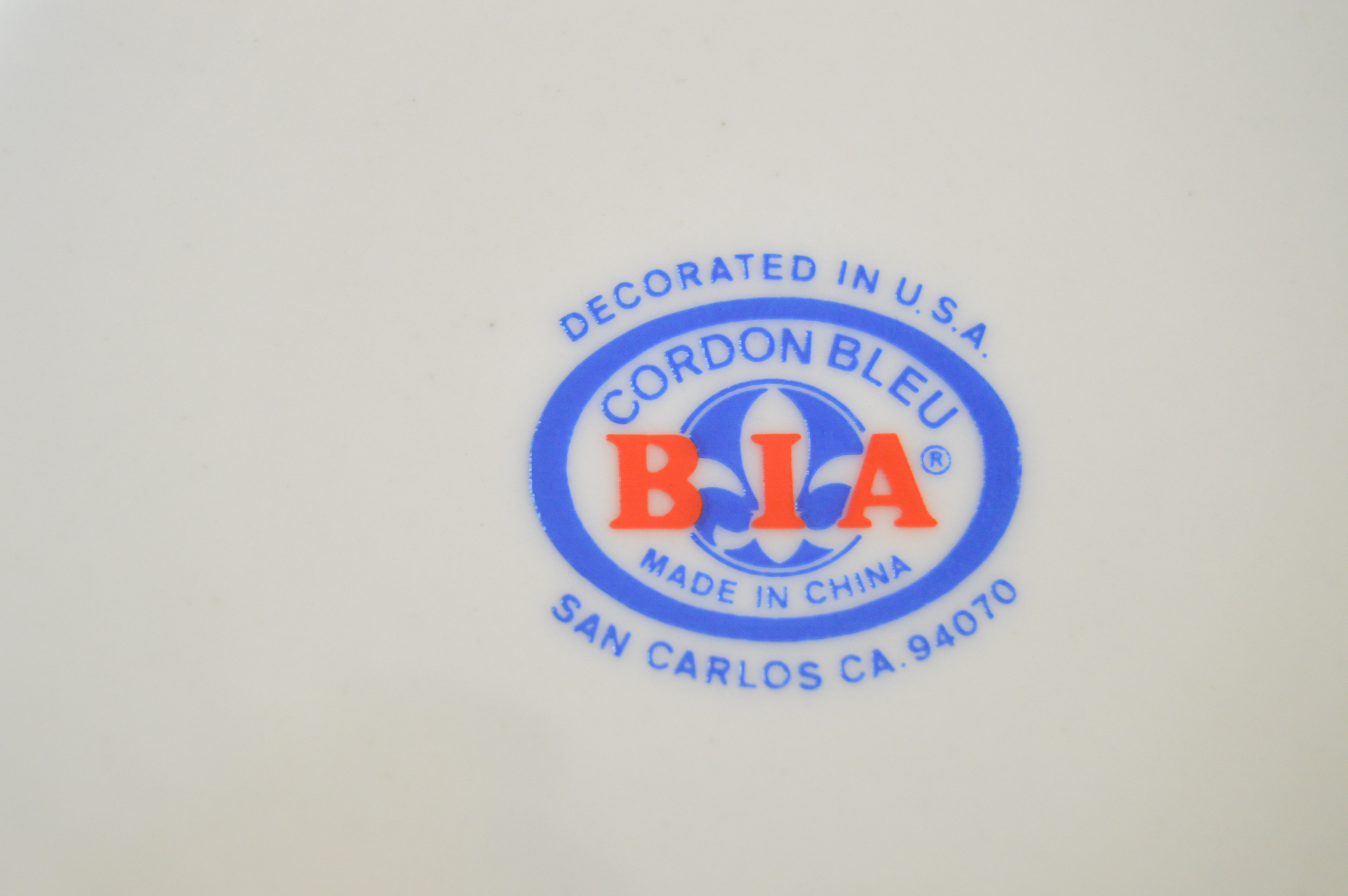 Cordon Bleu China Dinnerware