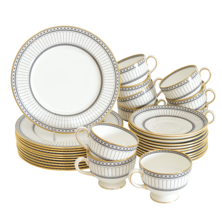 Wedgwood "Colonnade Black" Bone China Dinnerware