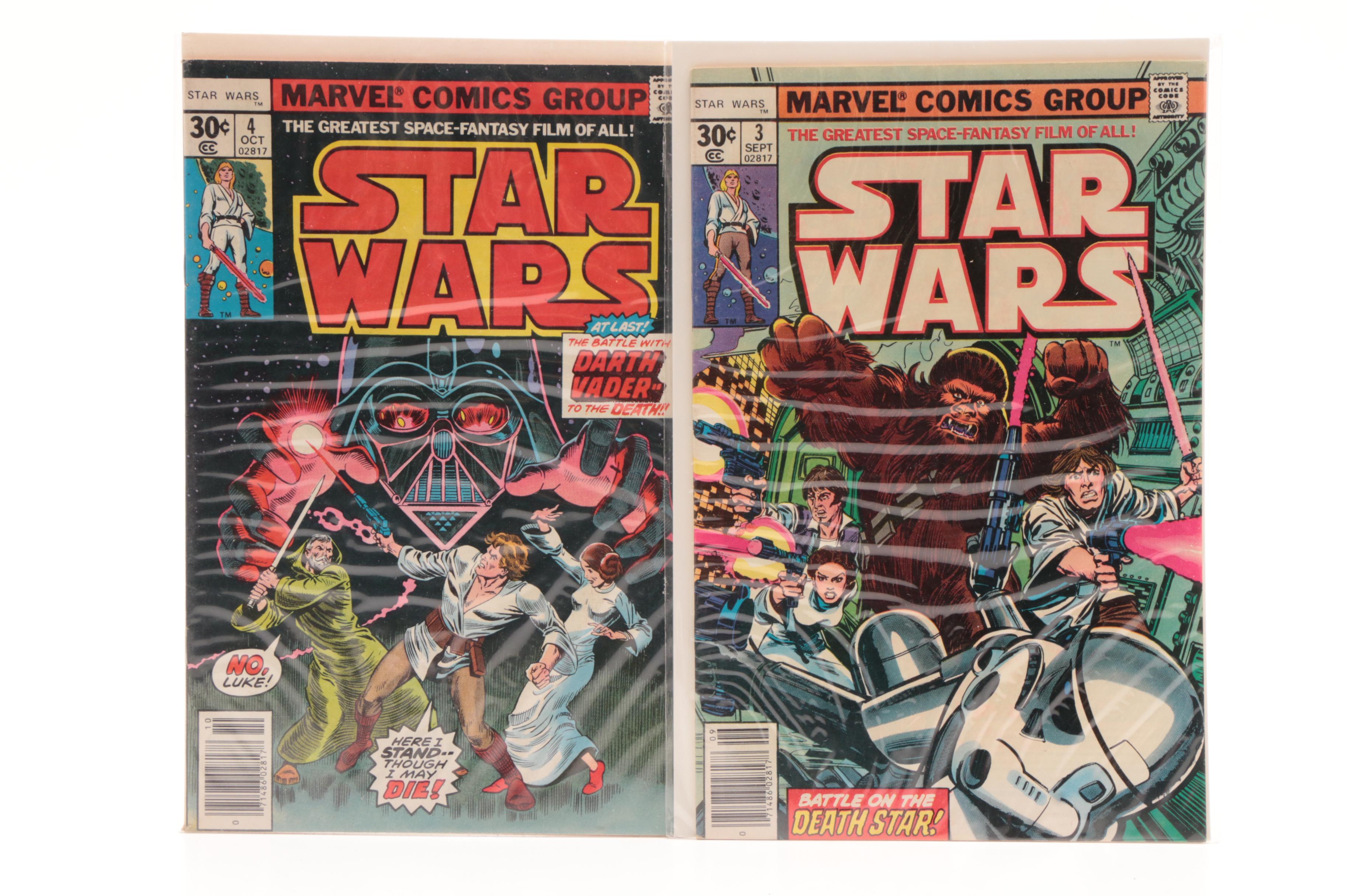1977-1983 Vintage "Star Wars" Comics with Issue #1