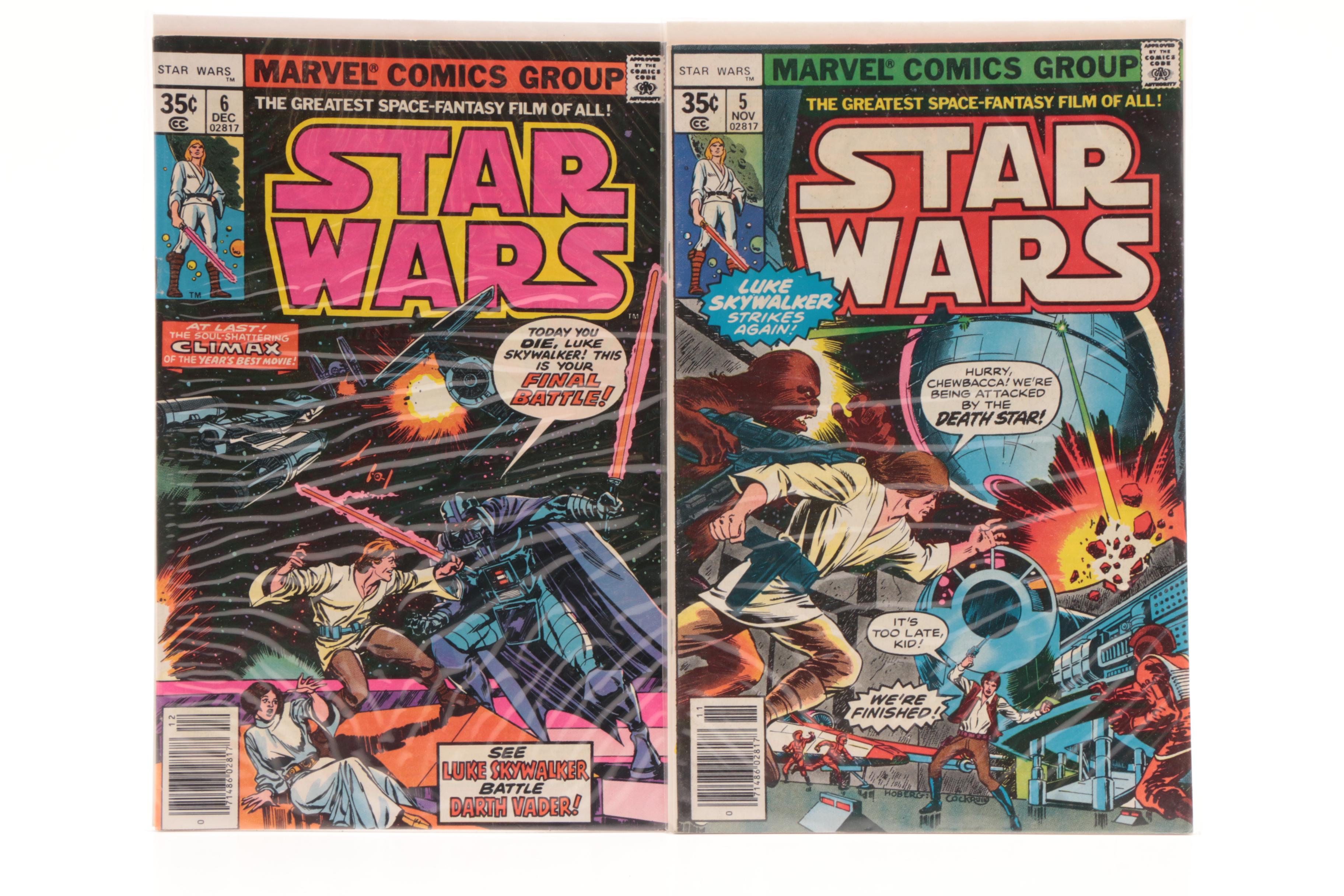 1977-1983 Vintage "Star Wars" Comics with Issue #1
