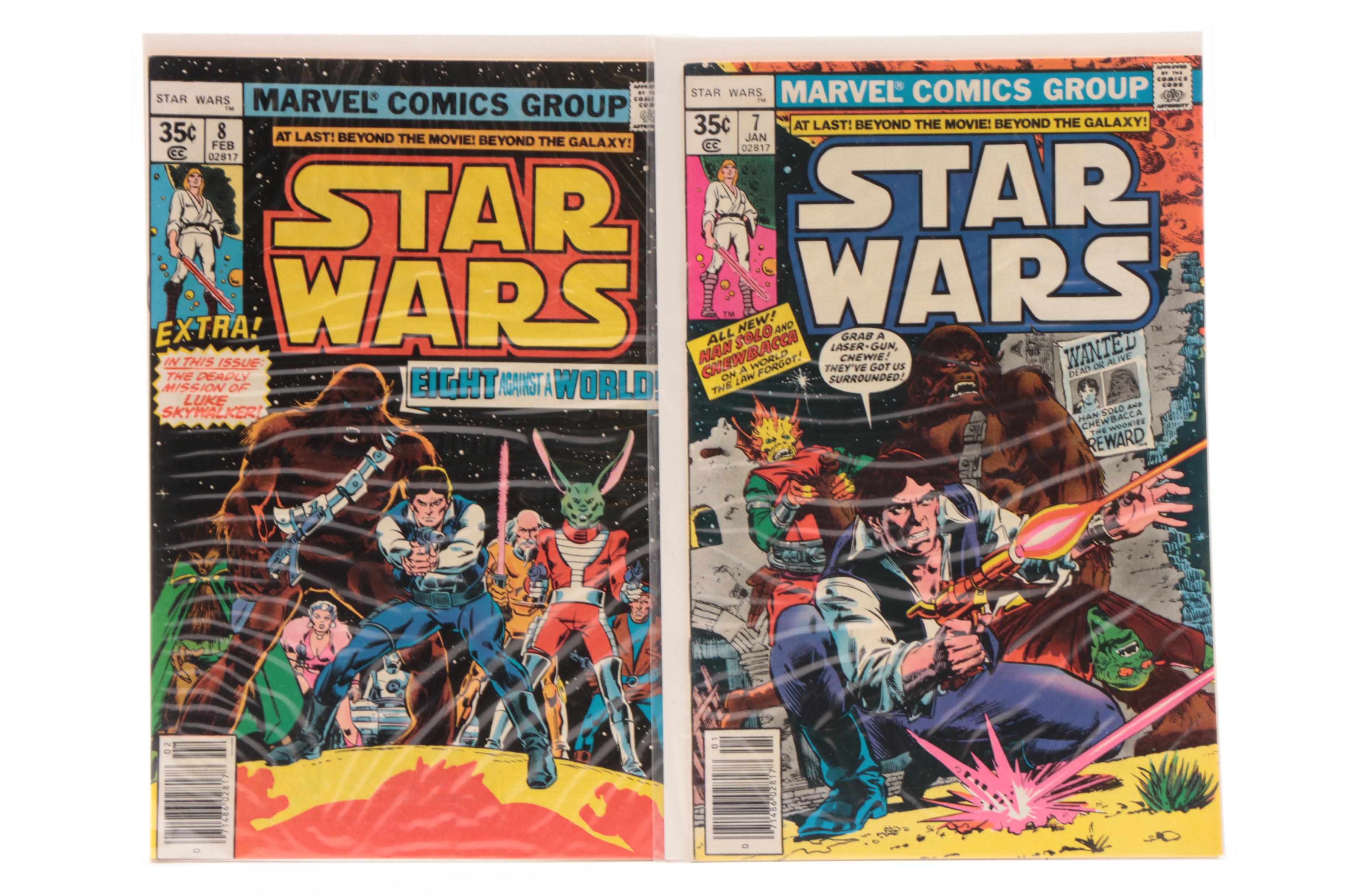 1977-1983 Vintage "Star Wars" Comics with Issue #1